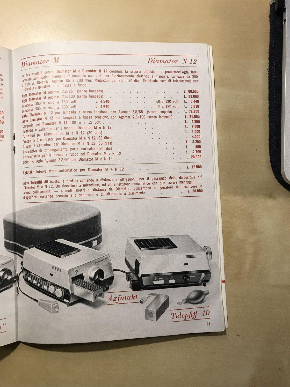 AGFA CATALOGO 62 -  FOTOGRAFIA 1962