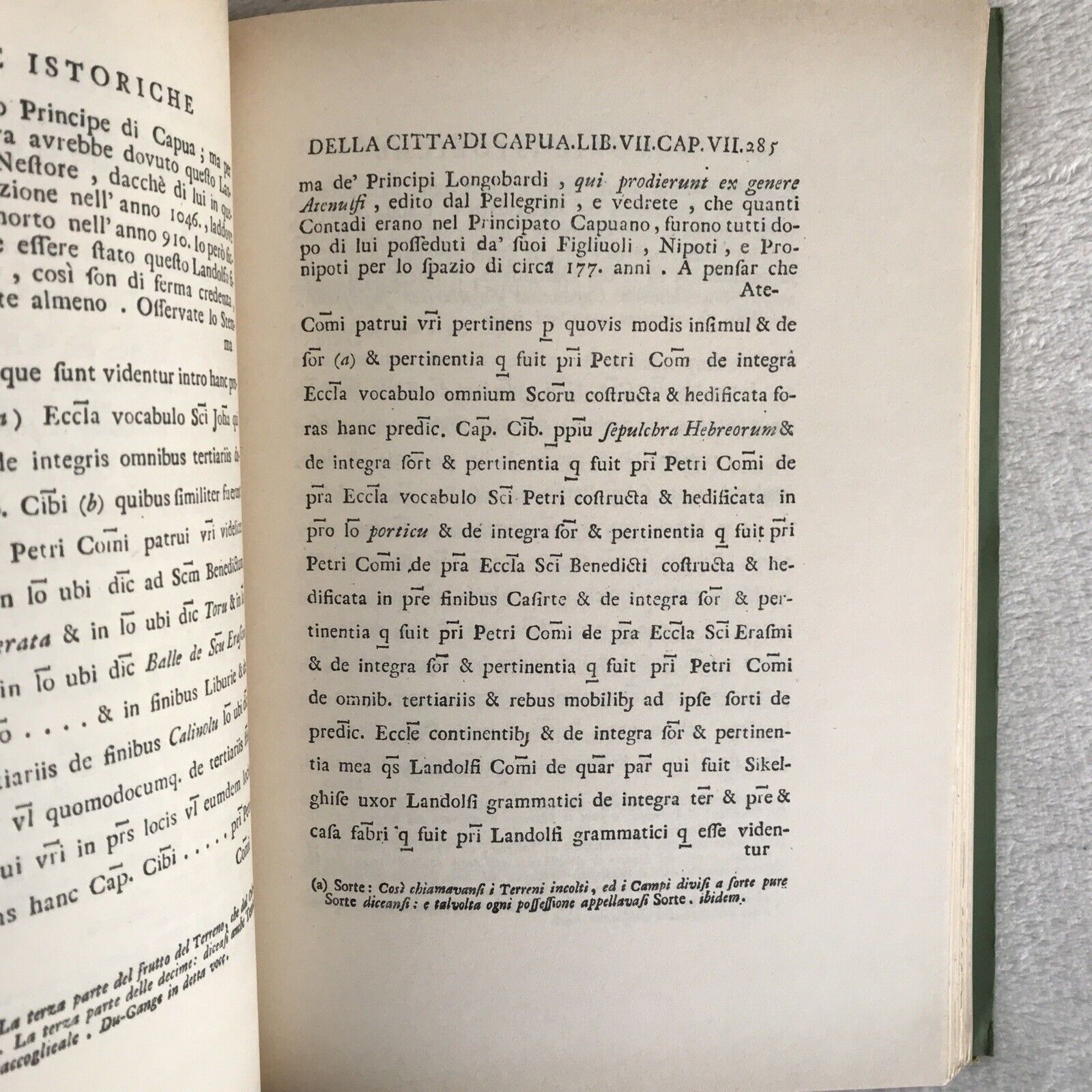 MEMORIE ISTORICHE DELLA CITTÀ DI CAPUA, Ottavio Rinaldo, Arnaldo Forni - 2 TOMI