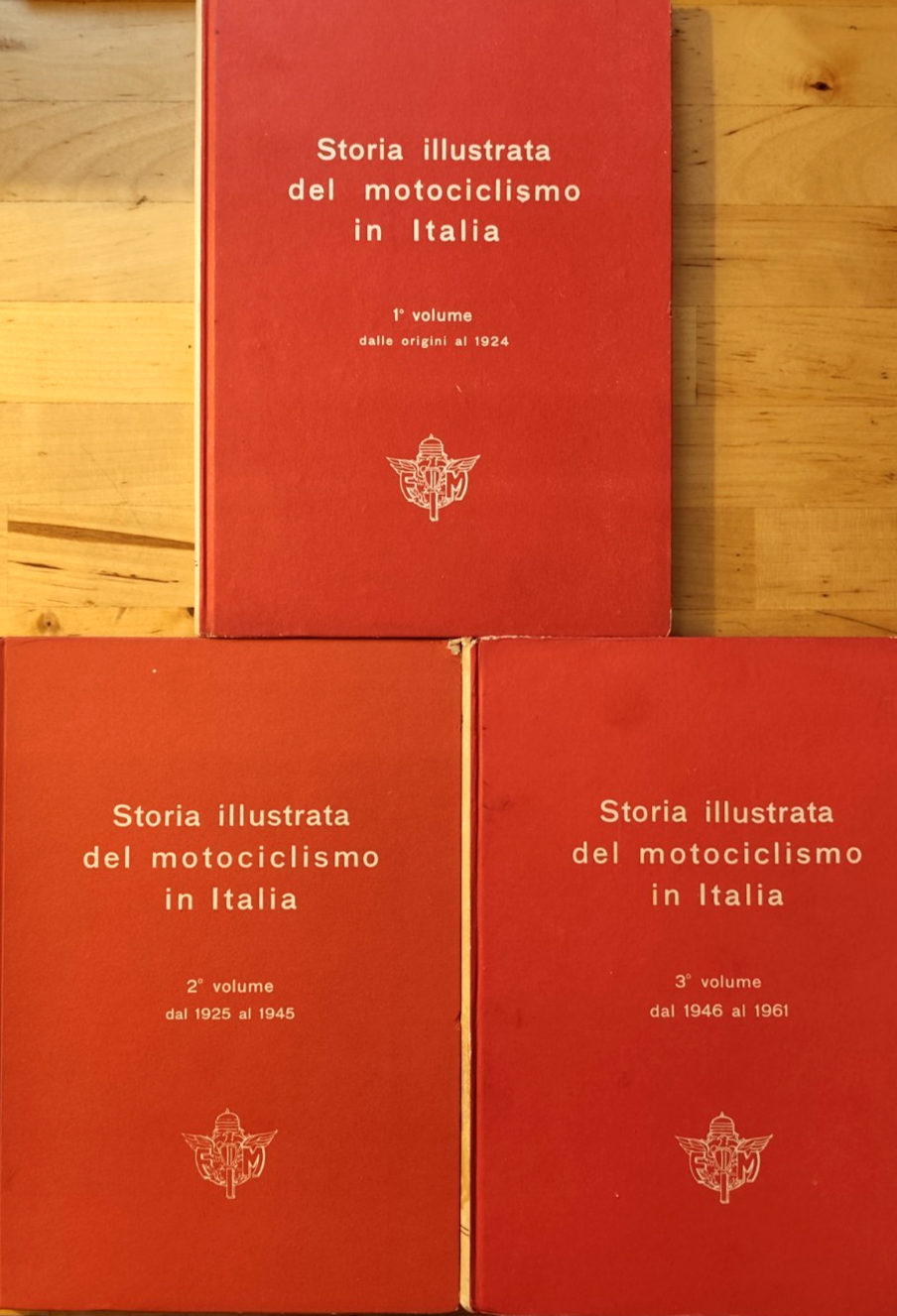 Storia illustrata del motociclismo in Italia - Federazione Motociclistica 3 voll