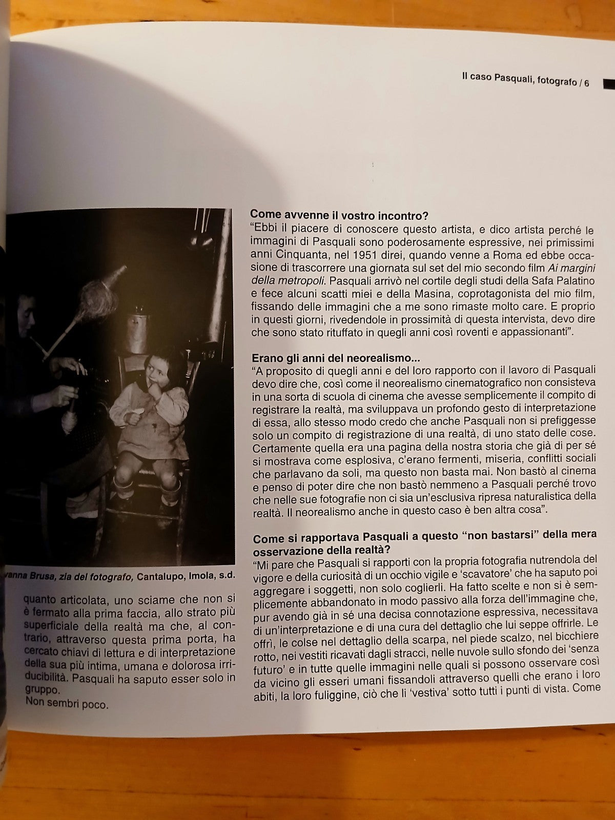 Cineteca di Bologna Il caso Pasquali fotografo, nov 2006