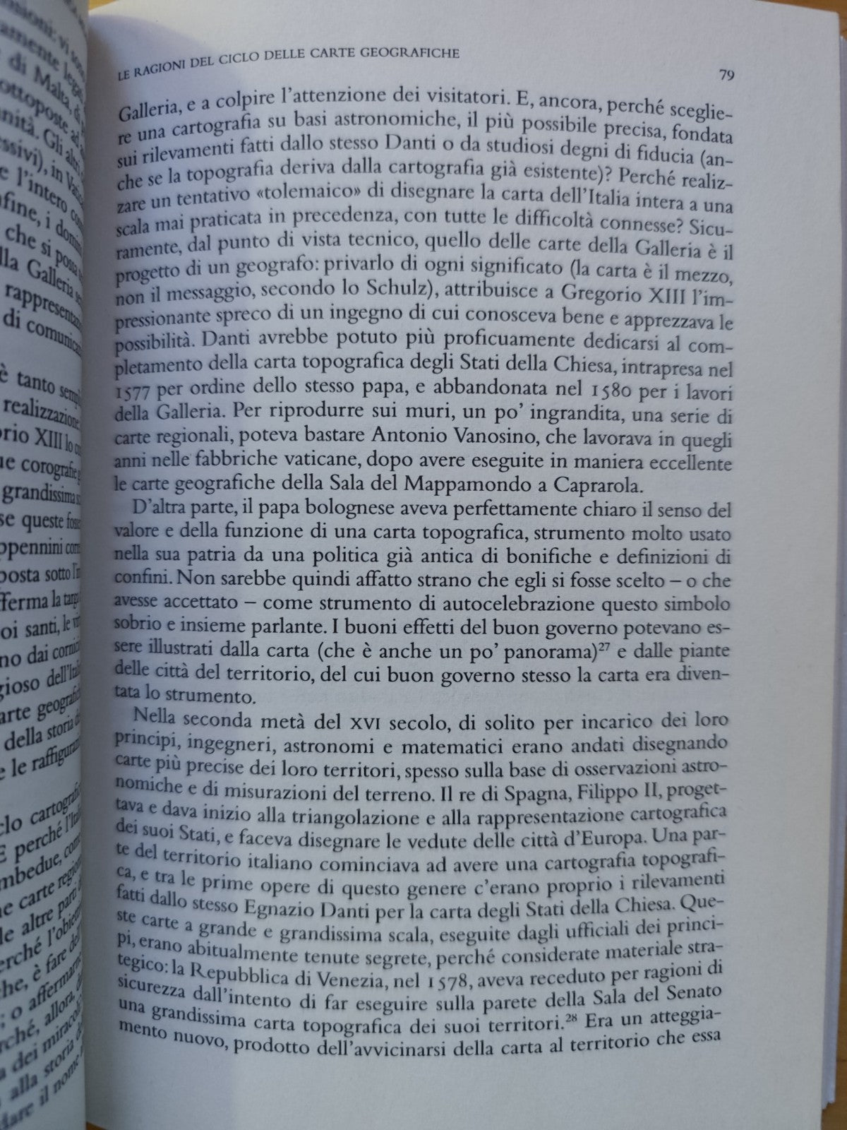 La Galleria delle Carte geografiche in Vaticano, Gambi, Milanesi Pinelli. Panini