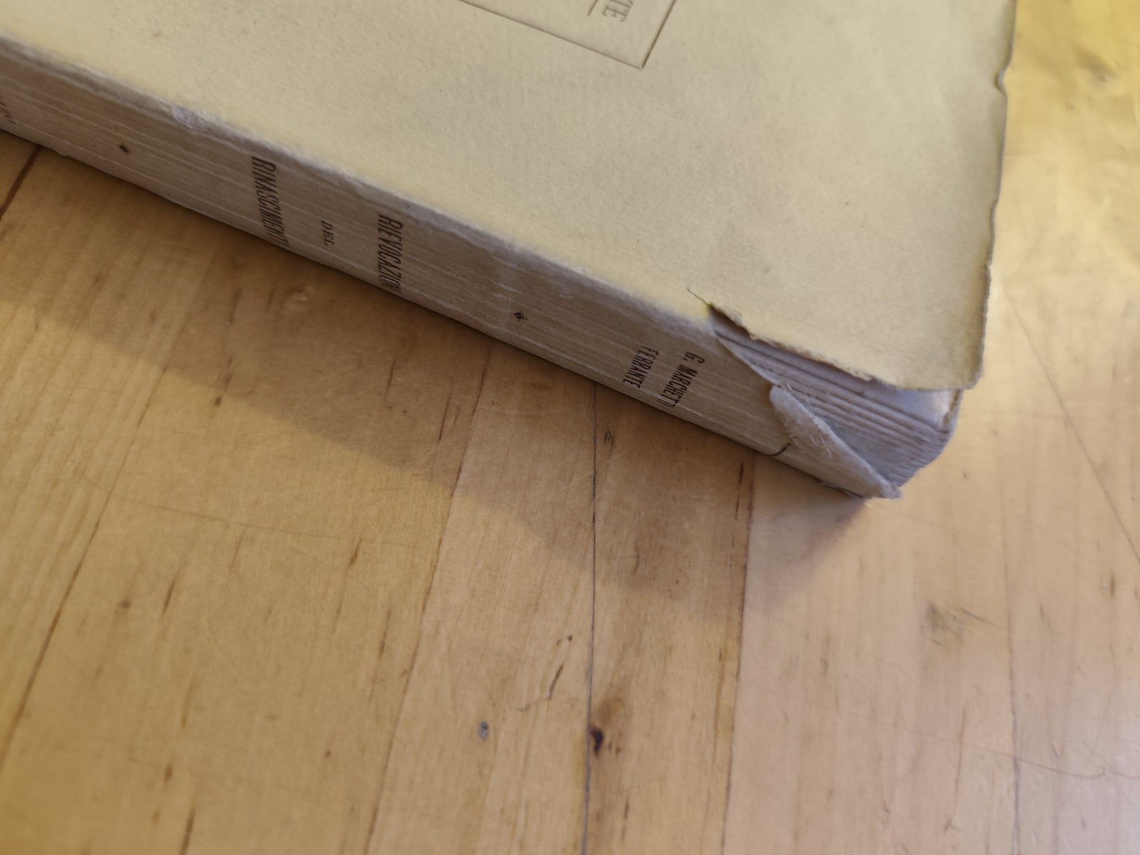 Rievocazioni del rinascimento - G.Marchetti Ferrante, Laterza 1924