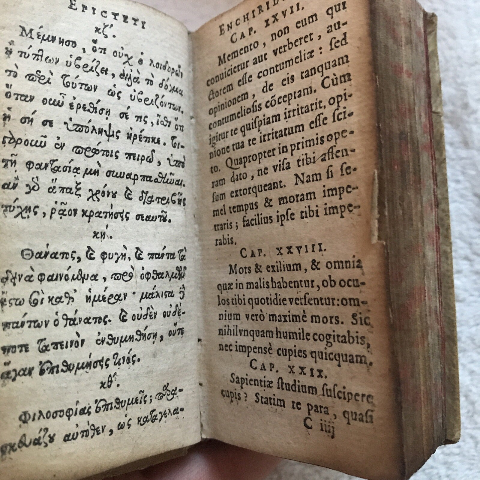Epicteti Enchiridion 1623 - Cebetis thebani
