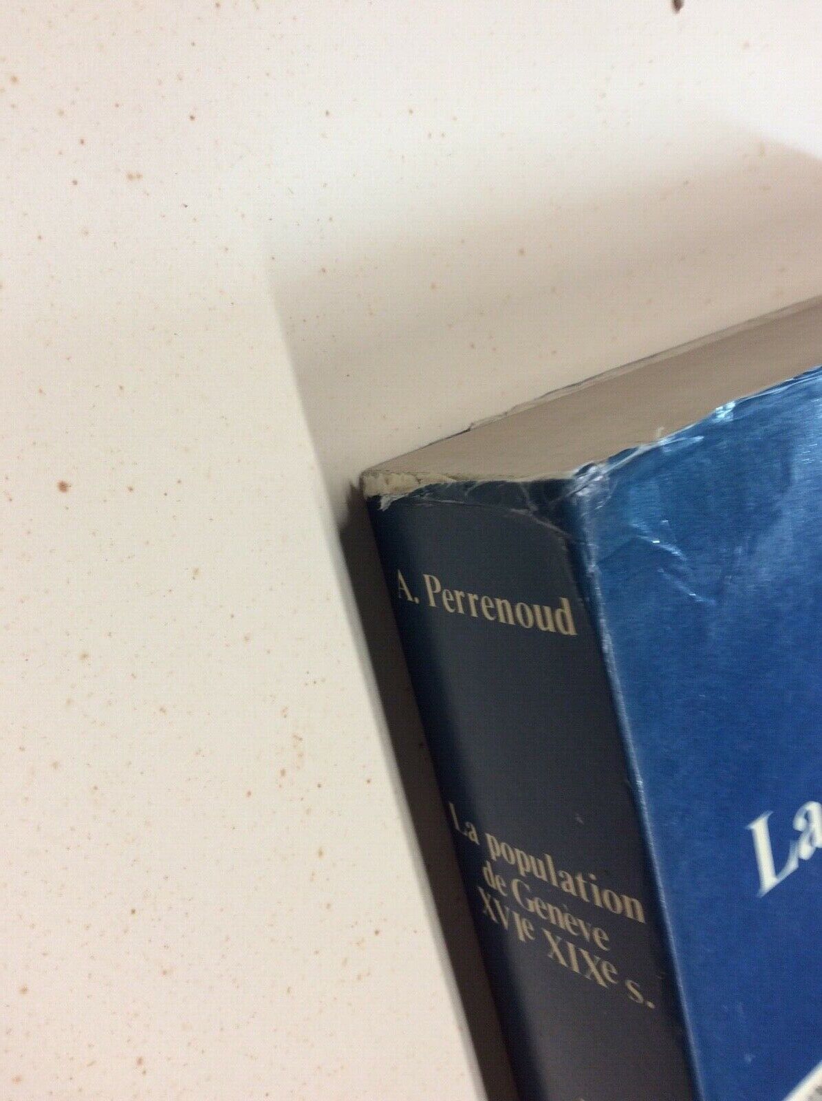 LA POPULATION DE GENÈVE - ALFRED PERRENOUD XVI-XIX SIÈCLES tome premier 1979