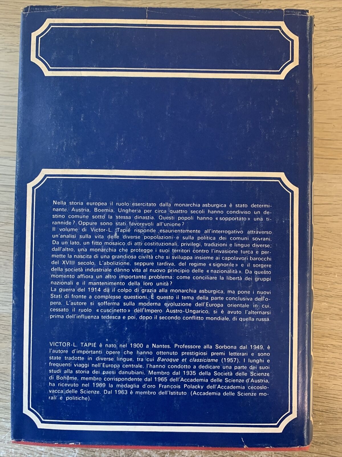 MONARCHIA E POPOLI DEL DANUBIO -Victor-Lucien Tapié. 1972
