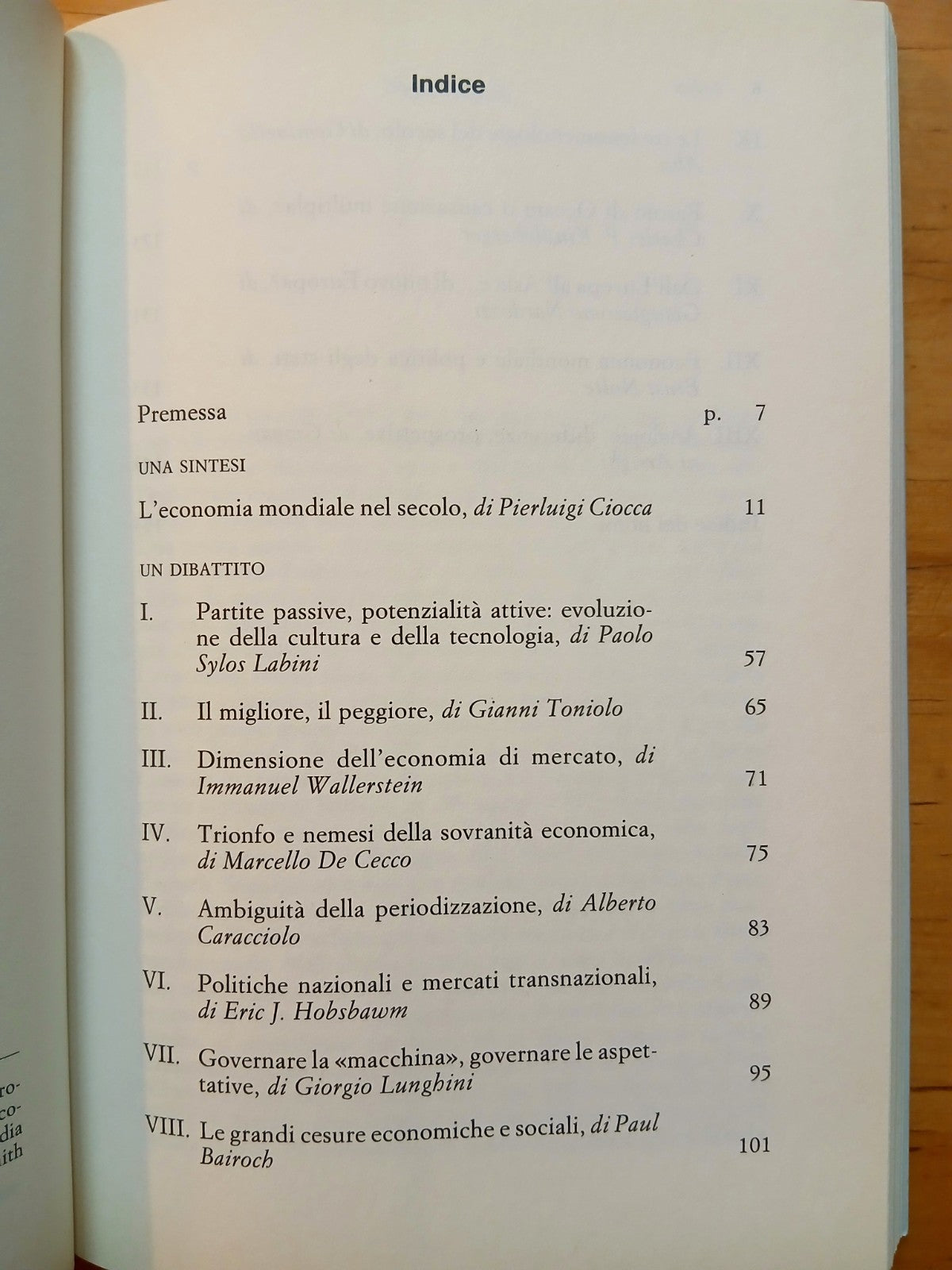 L'economia mondiale del novecento - Pierluigi Ciocca - Il Mulino 1998