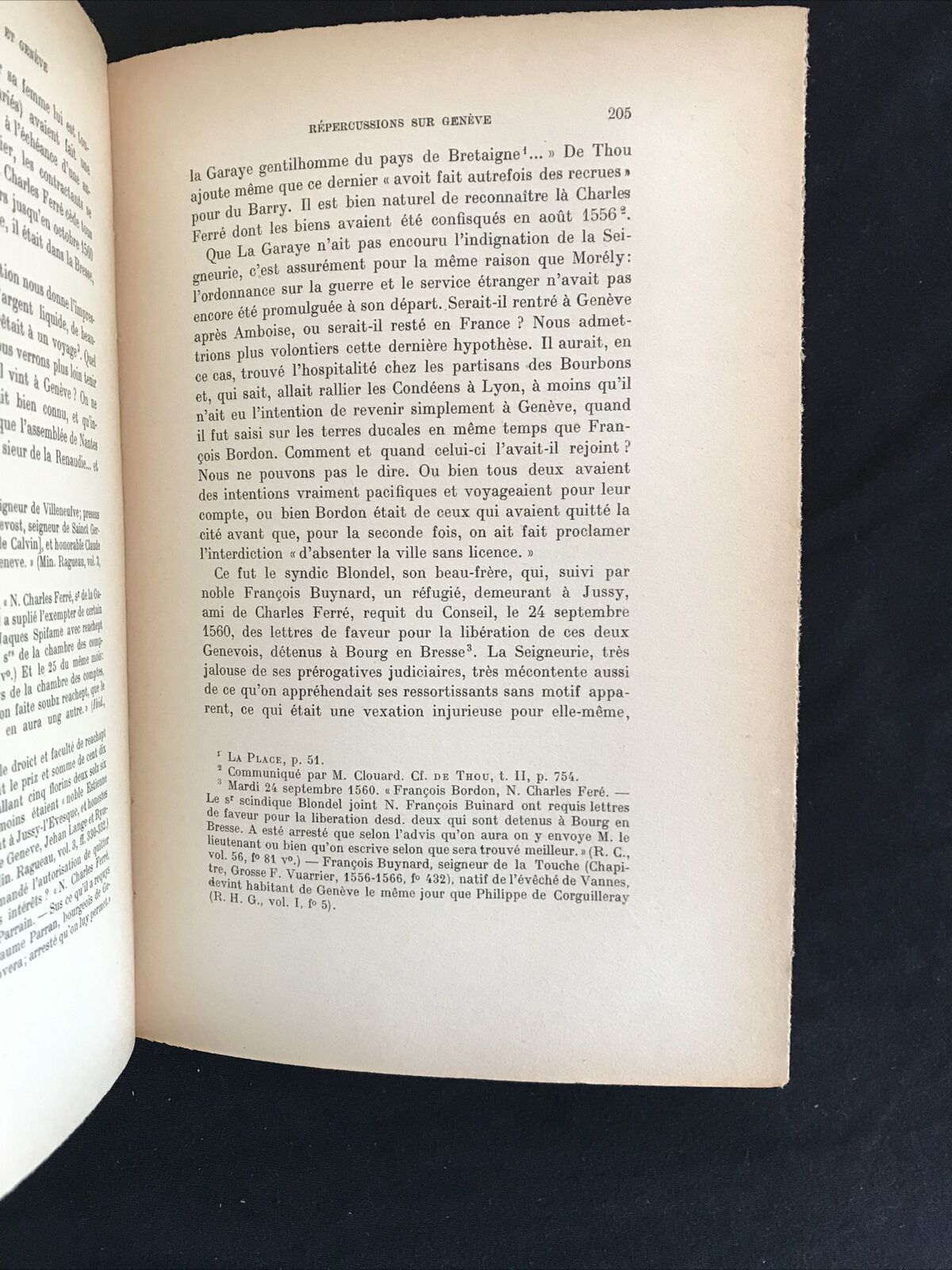 LA CONJURATION D'AMBOISE ET GENÈVE Henry Naef, E. Champion 1922