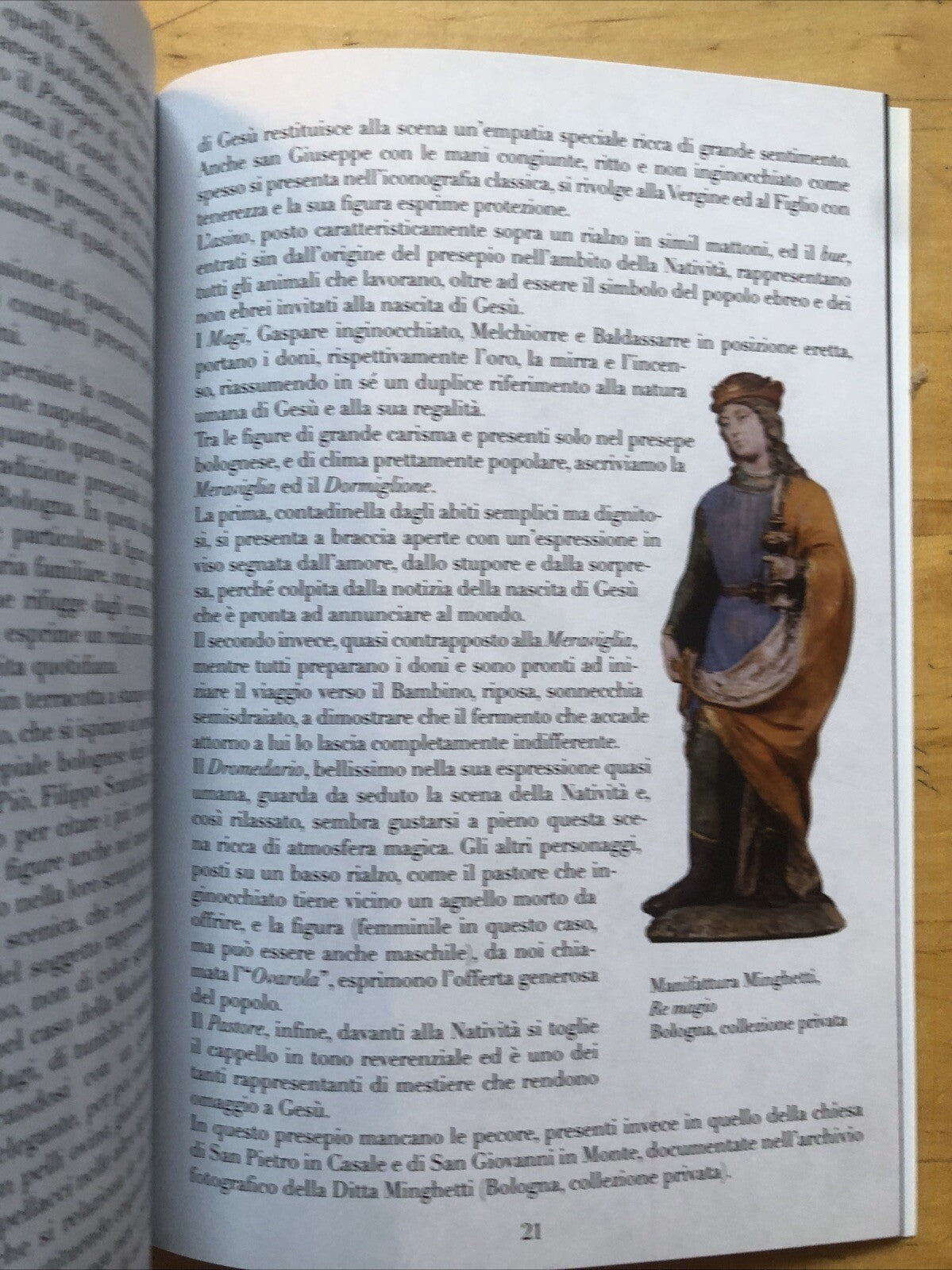 La tradizione che continua un presepio della manifattura Minghetti - Davia Barge