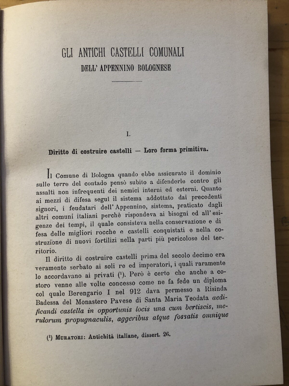 Antichi castelli comunali dell'Appennino bolognese, Arturo Palmieri SAEB 1978