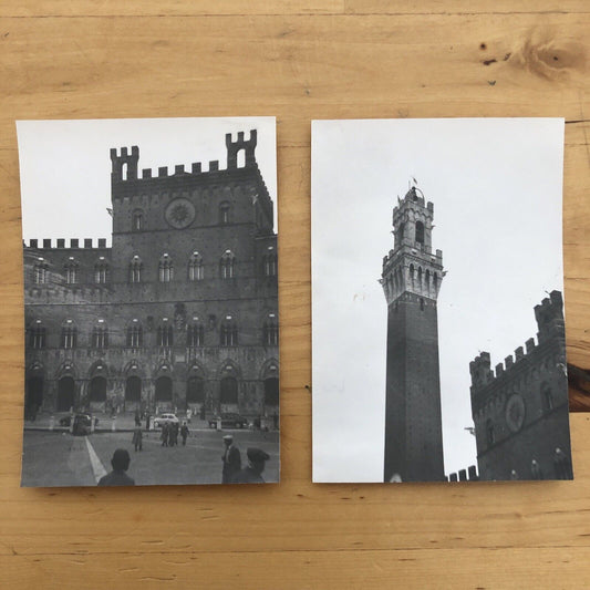 Fotografie SIENA 1959 originale - 2 Foto , 7x10 cm