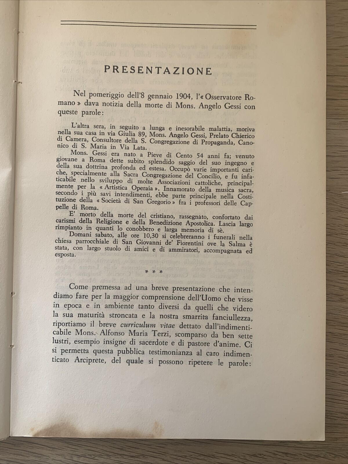 I pivís a massumadegh, A. Michele Gessi, Pieve di Cento, Poematt in dialatt #