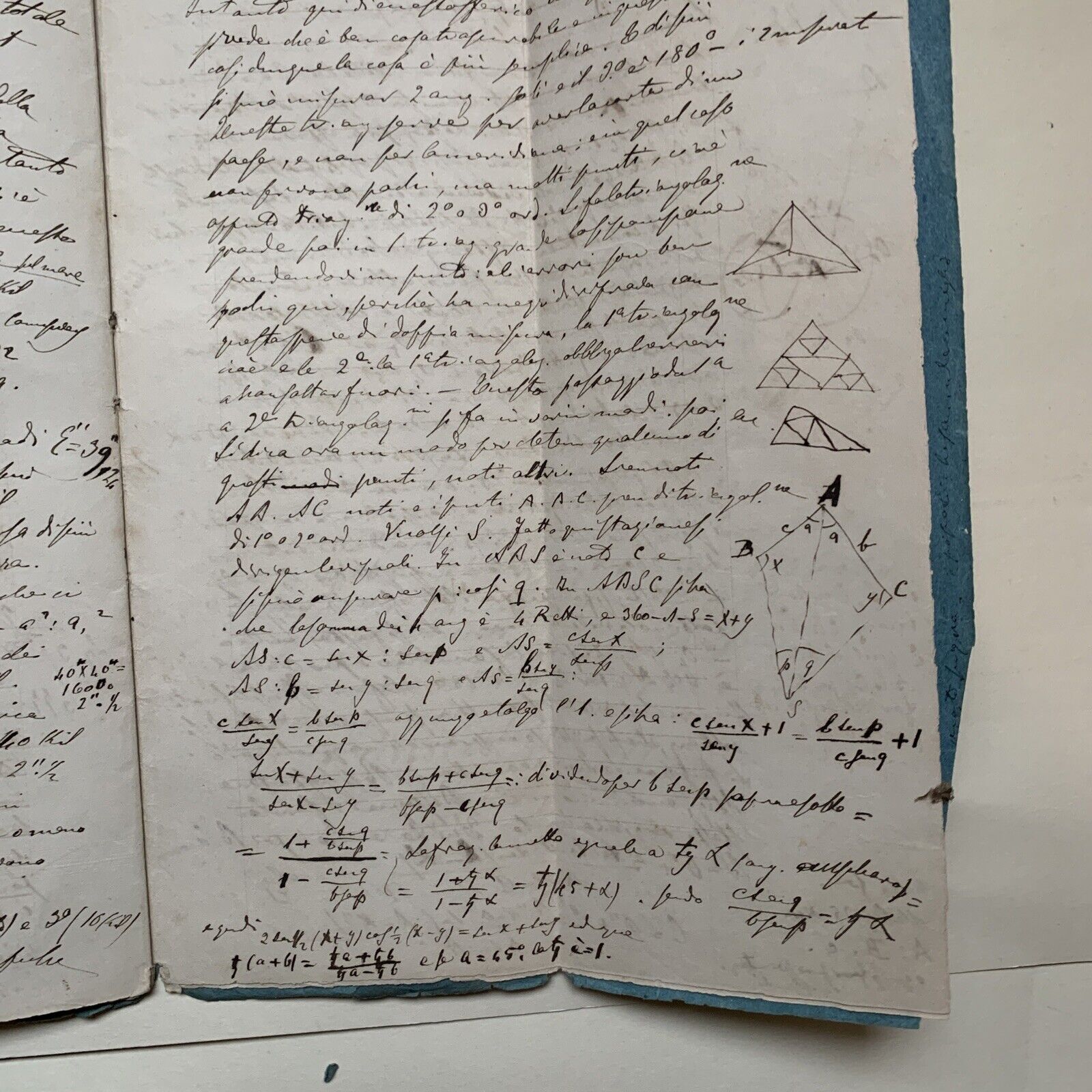 GOBBI BELCREDI Università Pavia 1876, Appunti di suo studente GEODESIA TEORETICA