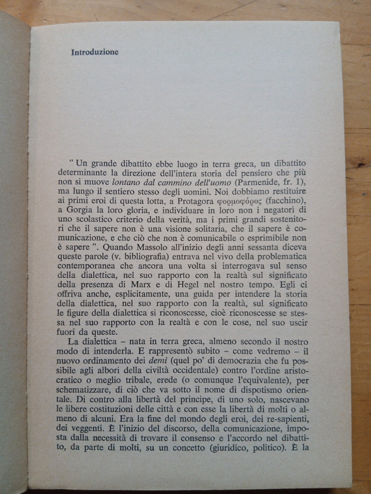 Dialettica - Livio Sichirollo - Enciclopedia Filosofica ISEDI 1973