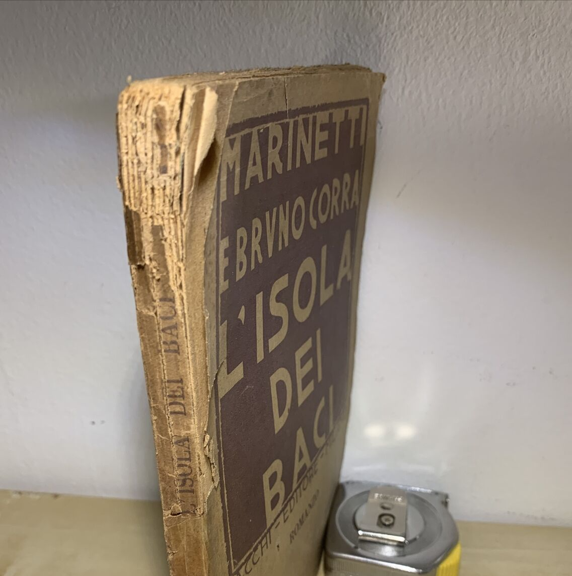 MARINETTI E BRUNO CORRA - L'Isola dei baci, Facchi editore 1919 #