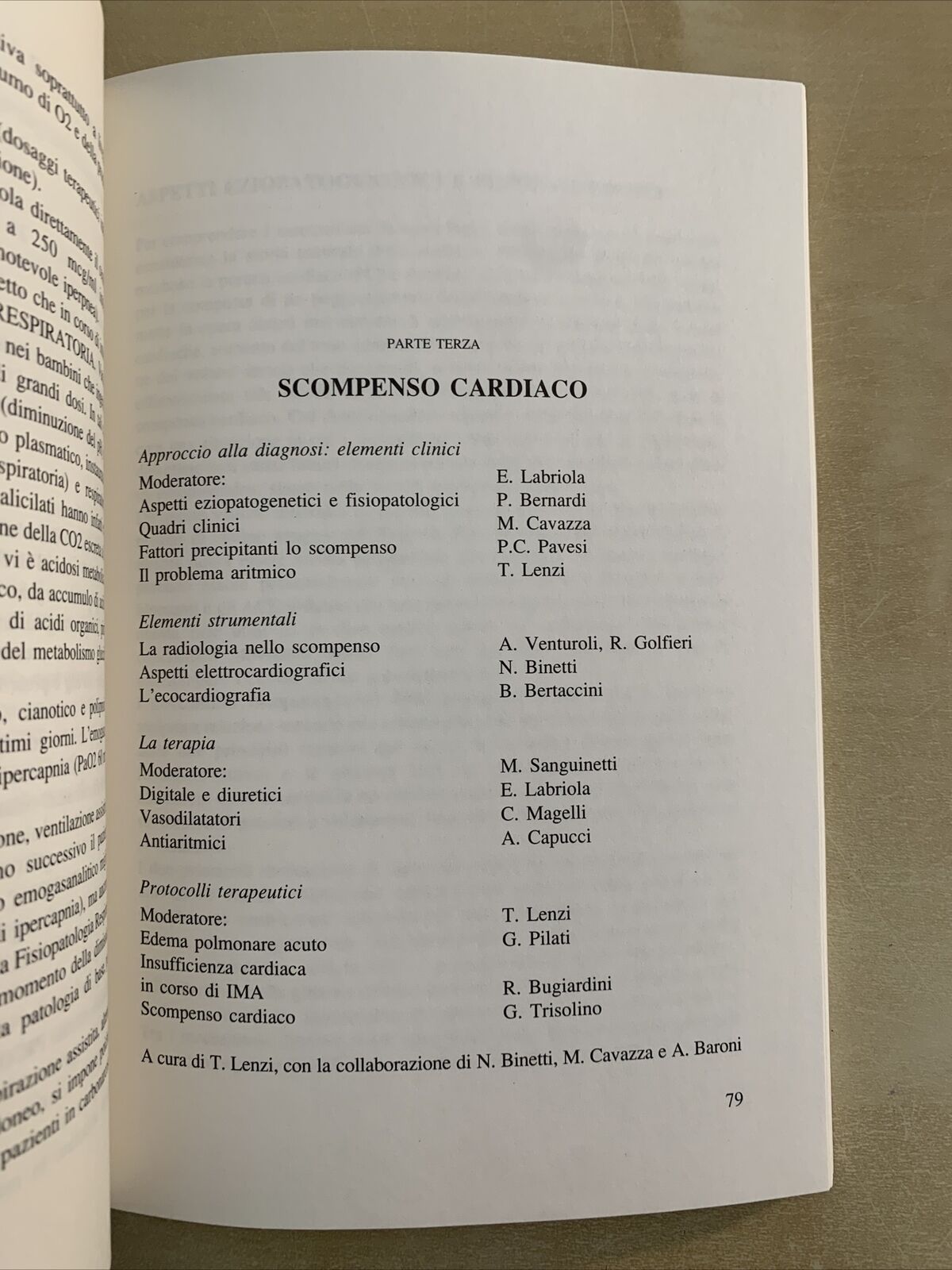 ARGOMENTI DI MEDICINA D'URGENZA - DiBattista, Lenzi, Vandelli, Fontana 1990 #