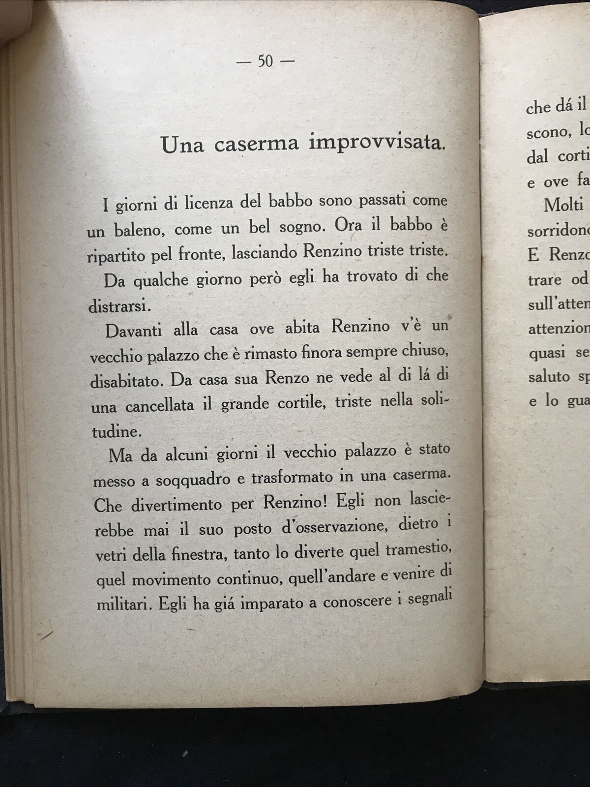 Clelia Mila Carena MENTRE IL BABBO E' ALLA GUERRA, Paravia ed. 1917