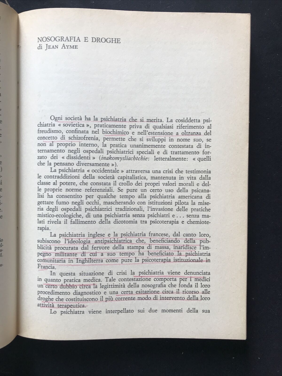 DROGA E LINGUAGGIO - Sollers, Tagliaferri. Marsilio editori 1976 #
