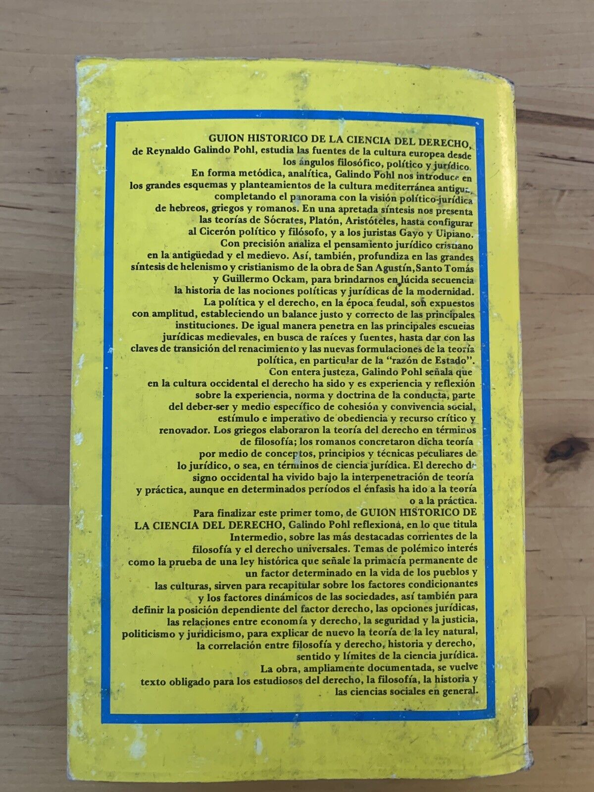GUION HISTORICO DE LA CIENCIA DEL DERECHO -TOMO PRIMERO, UCA EDITORES 1978