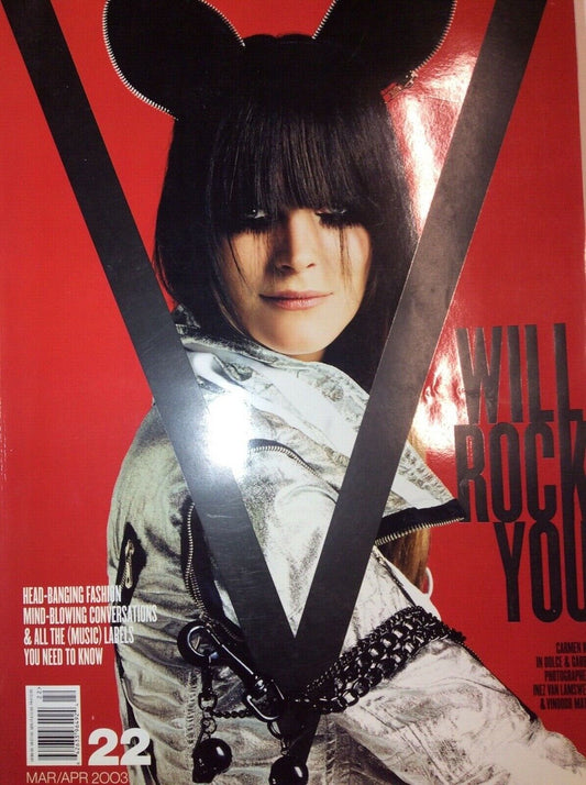 V MAGAZINE 22, 2003 - Carmen Kass