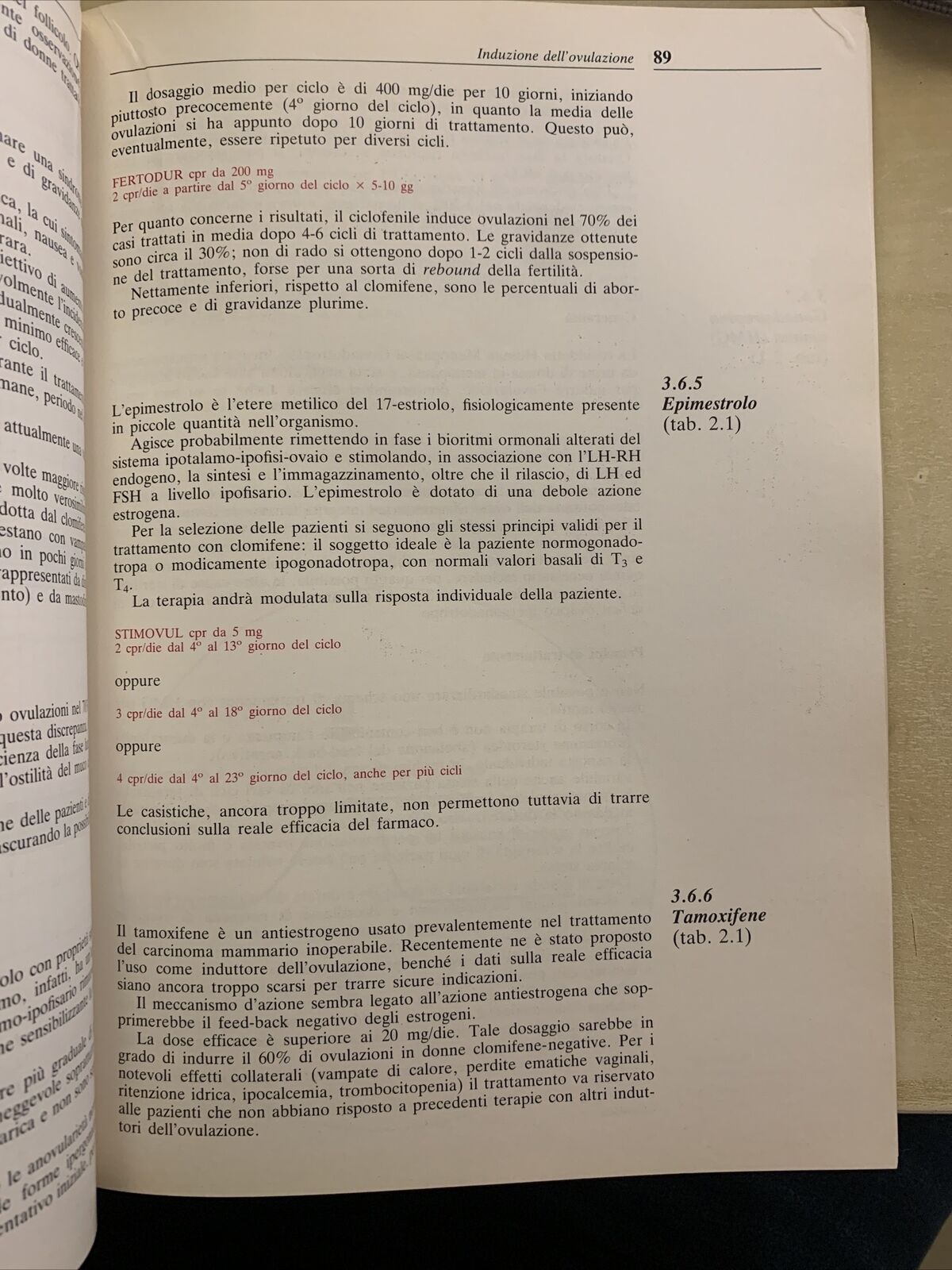 GINECOLOGIA OSTETRICIA terapia medica - Guerresi Gori, Editoriale Grasso 1982 #