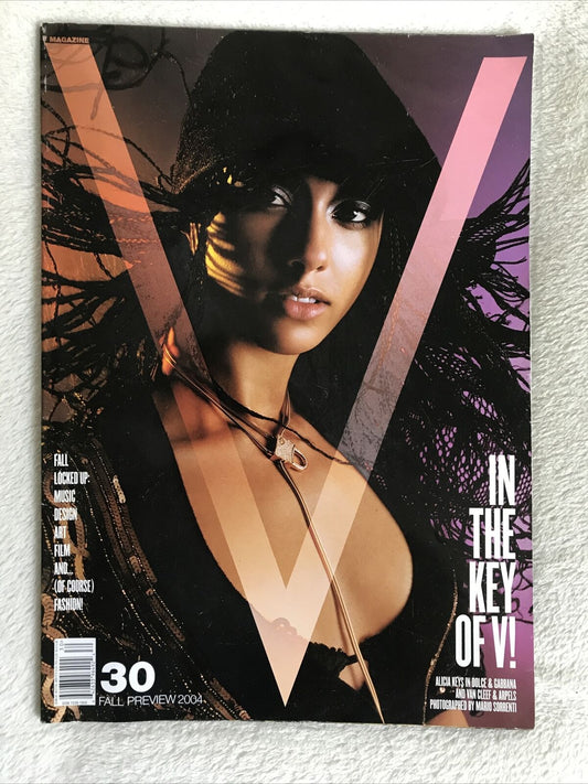 V MAGAZINE 30 FALL PREVIEW 2004 - ALICIA KEYS