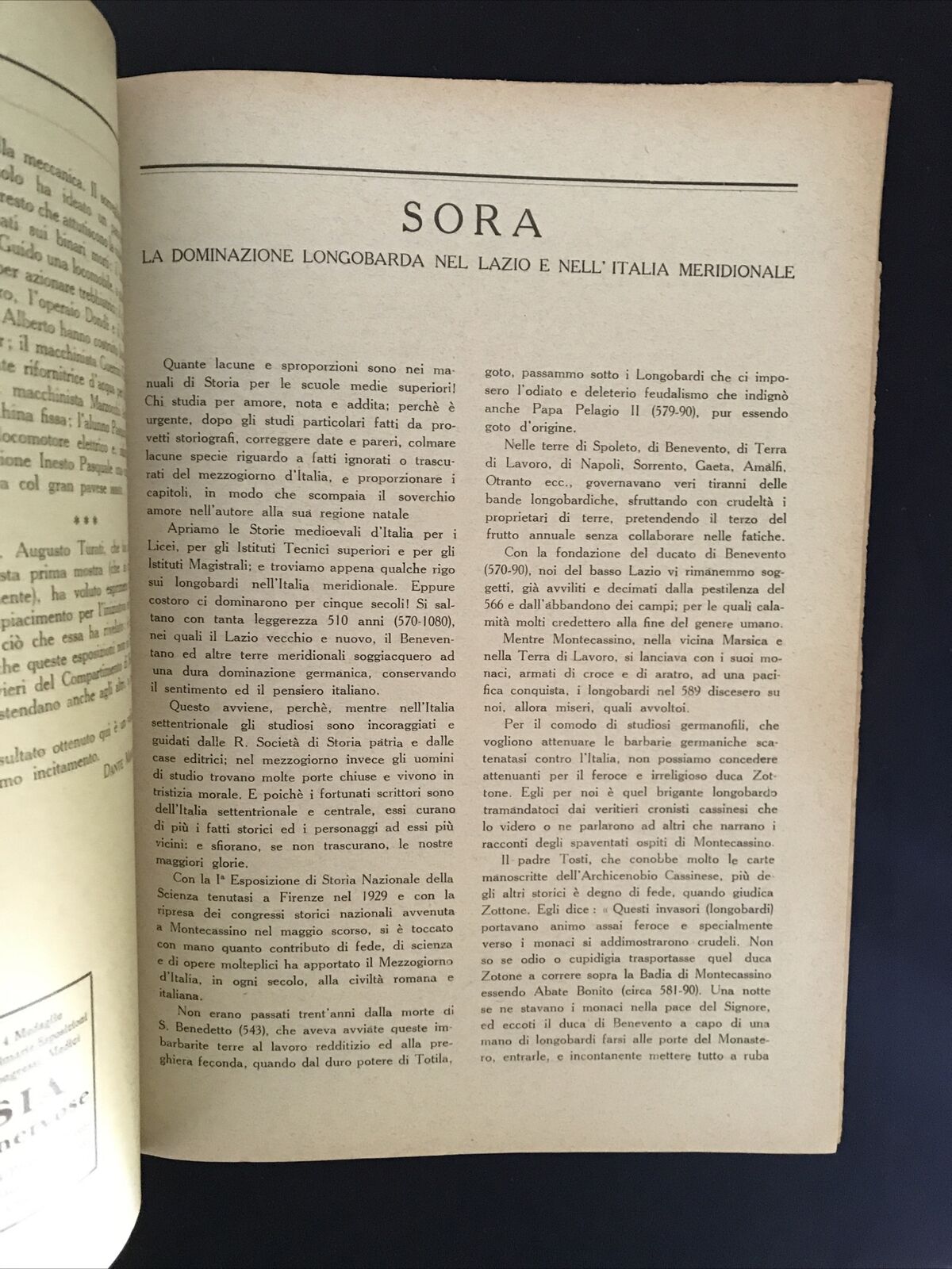 VITA NOVA N 8-ARPINATI G. SAITTA università di Bologna 1930