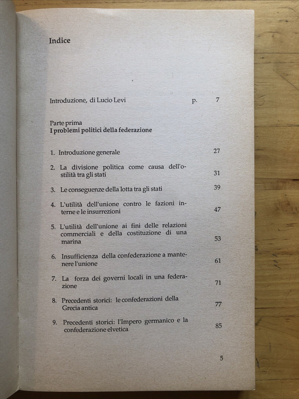 Lo Stato federale - Alexander Hamilton, Il Mulino 1987