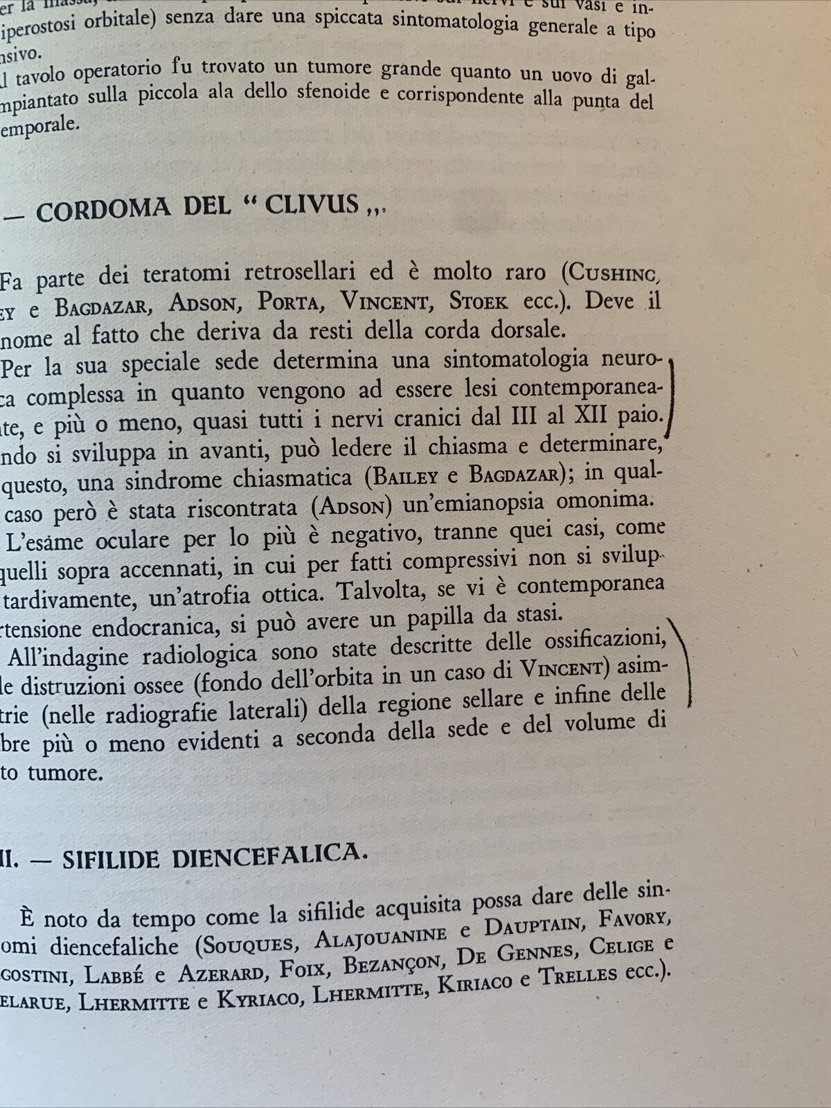 PATOLOGIA E CLINICA REGIONE DIENCEFALO-CHIASMATICO-IPOFISARIA. ALFIO RUBINO 1937