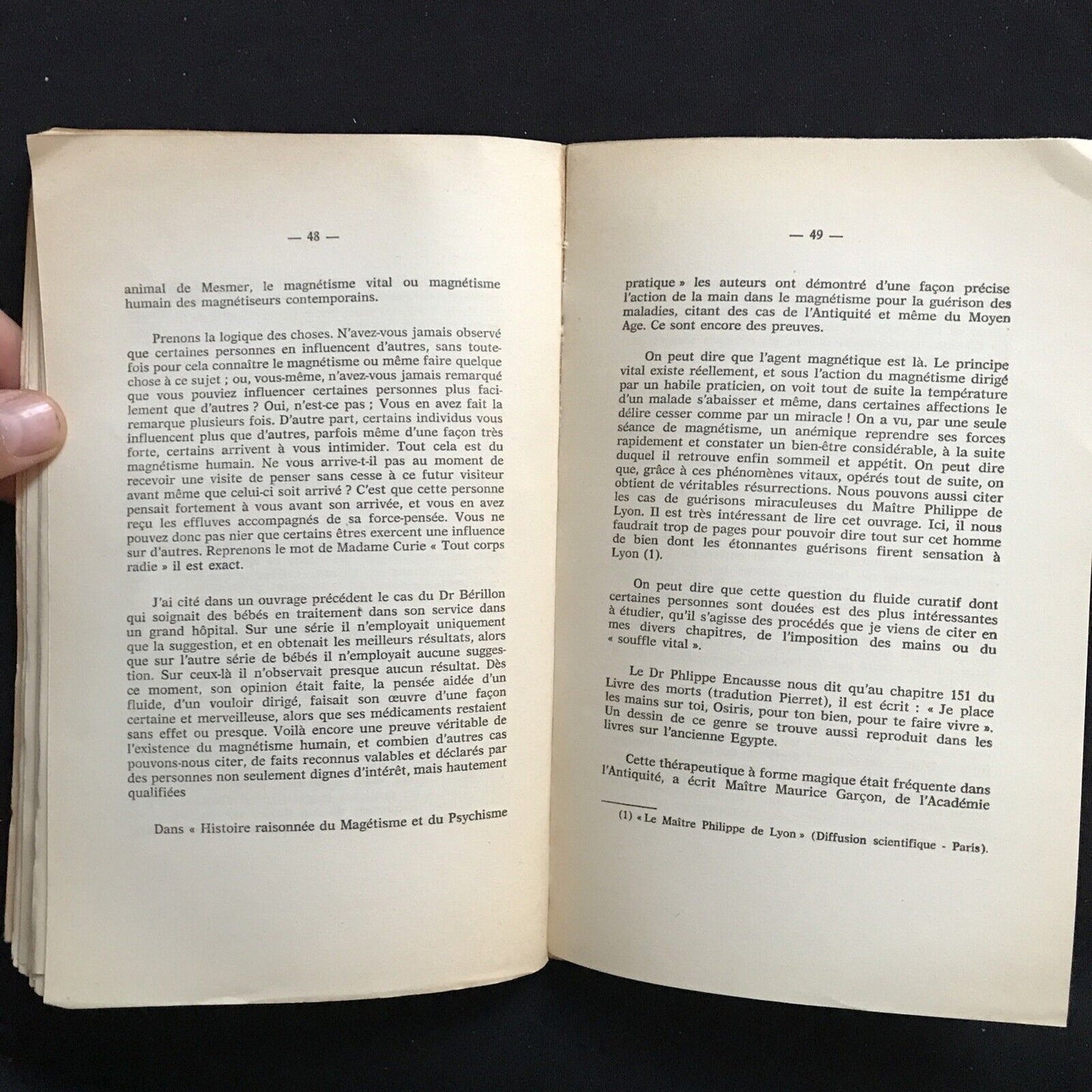 INFLUENCE ET SUGGESTION A DISTANCE, Marcel Baugin. Dervy Livres, 1961