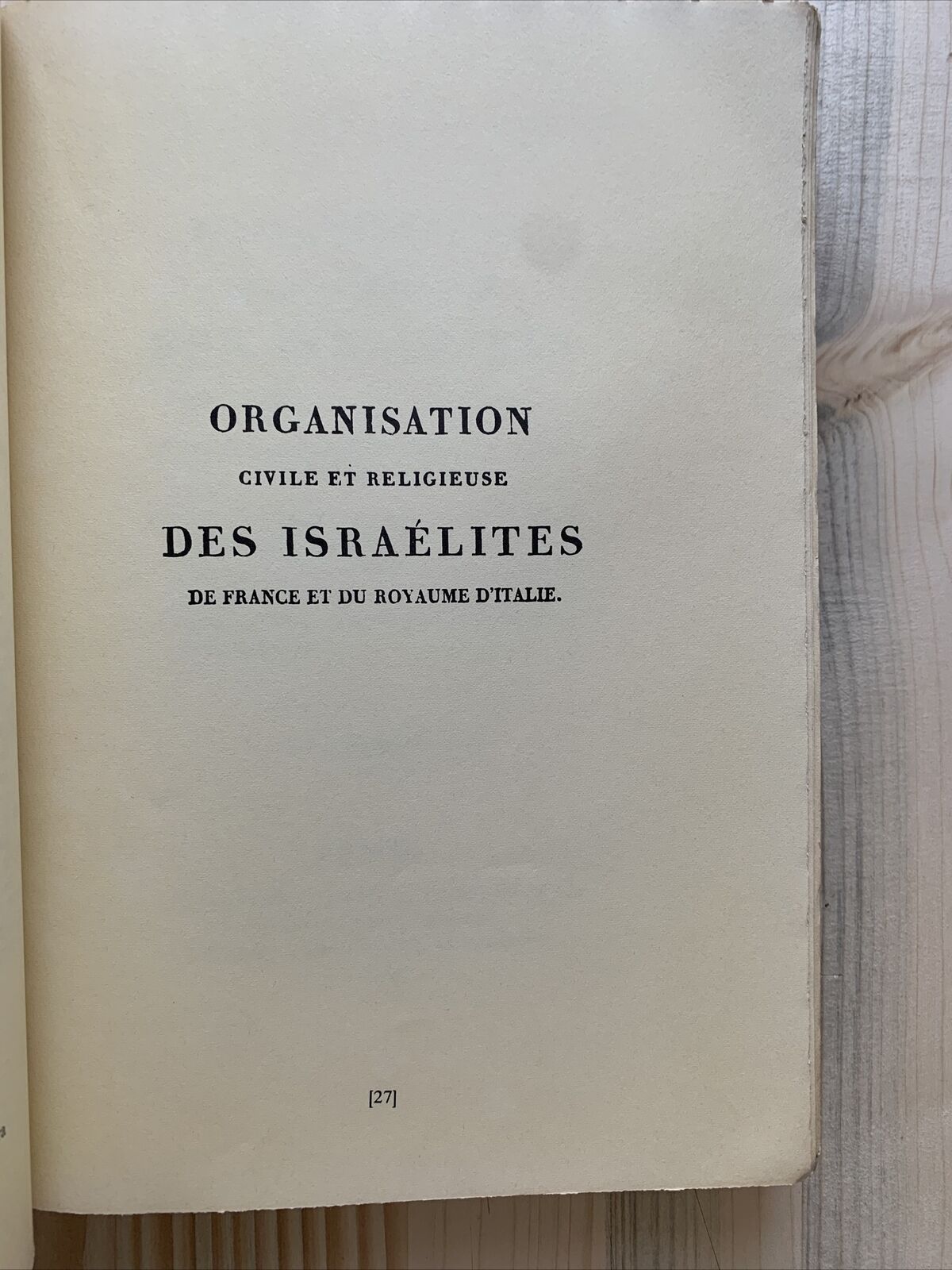NAPOLEONE E GLI EBREI - analisi,  Atti dell'Assemblea degli Israeliti di Parigi#