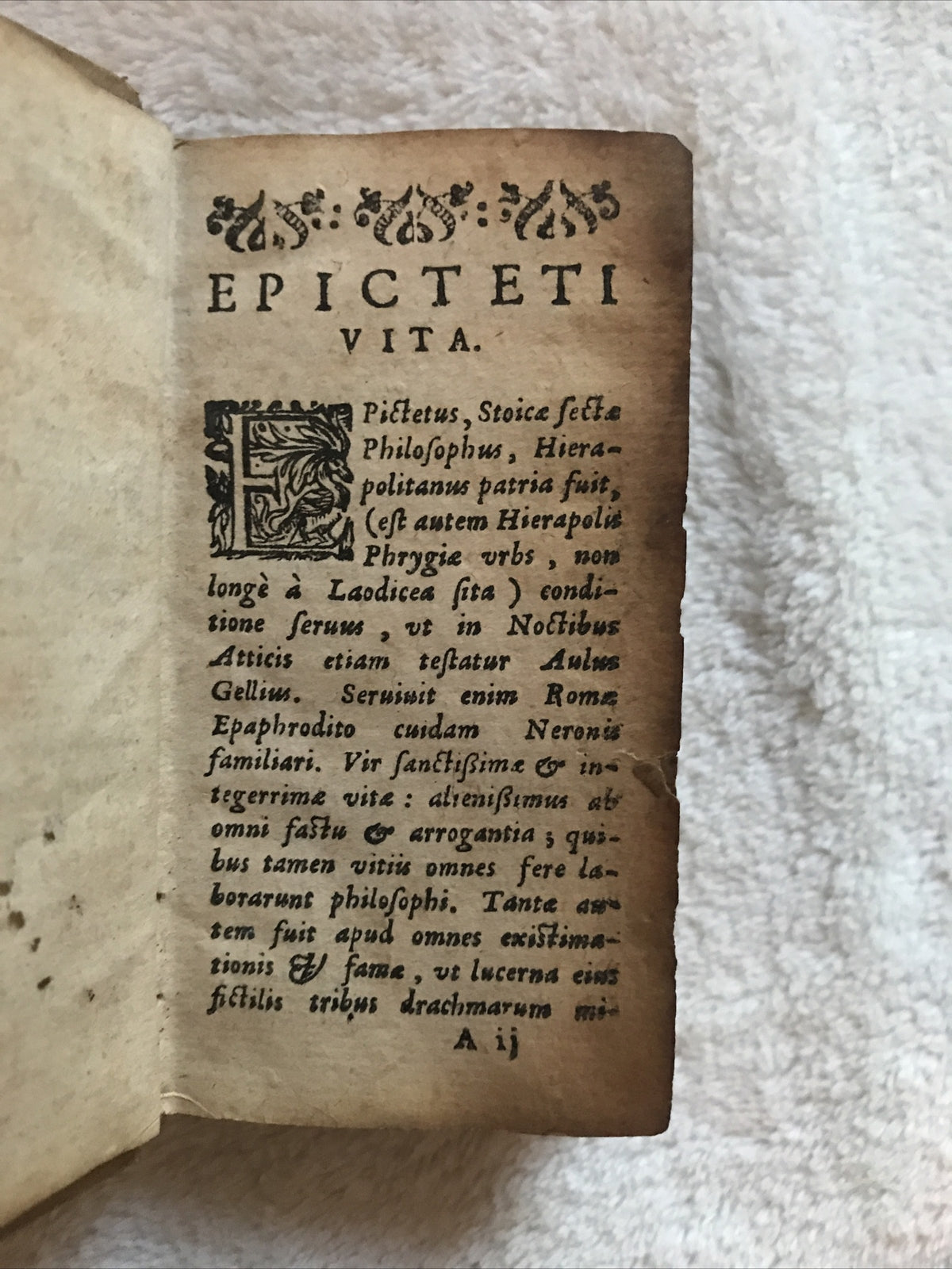 Epicteti Enchiridion 1623 - Cebetis thebani