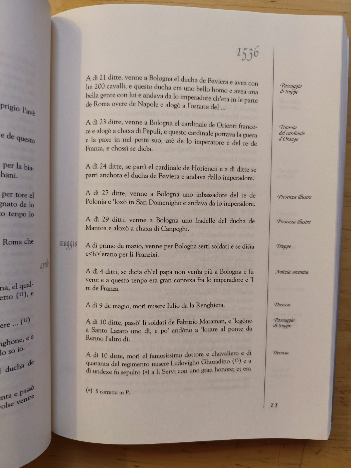 Cronaca di Bologna 1443-1452 - Cronaca 1535-1549 di Giacomo Rinieri, Costa ed.