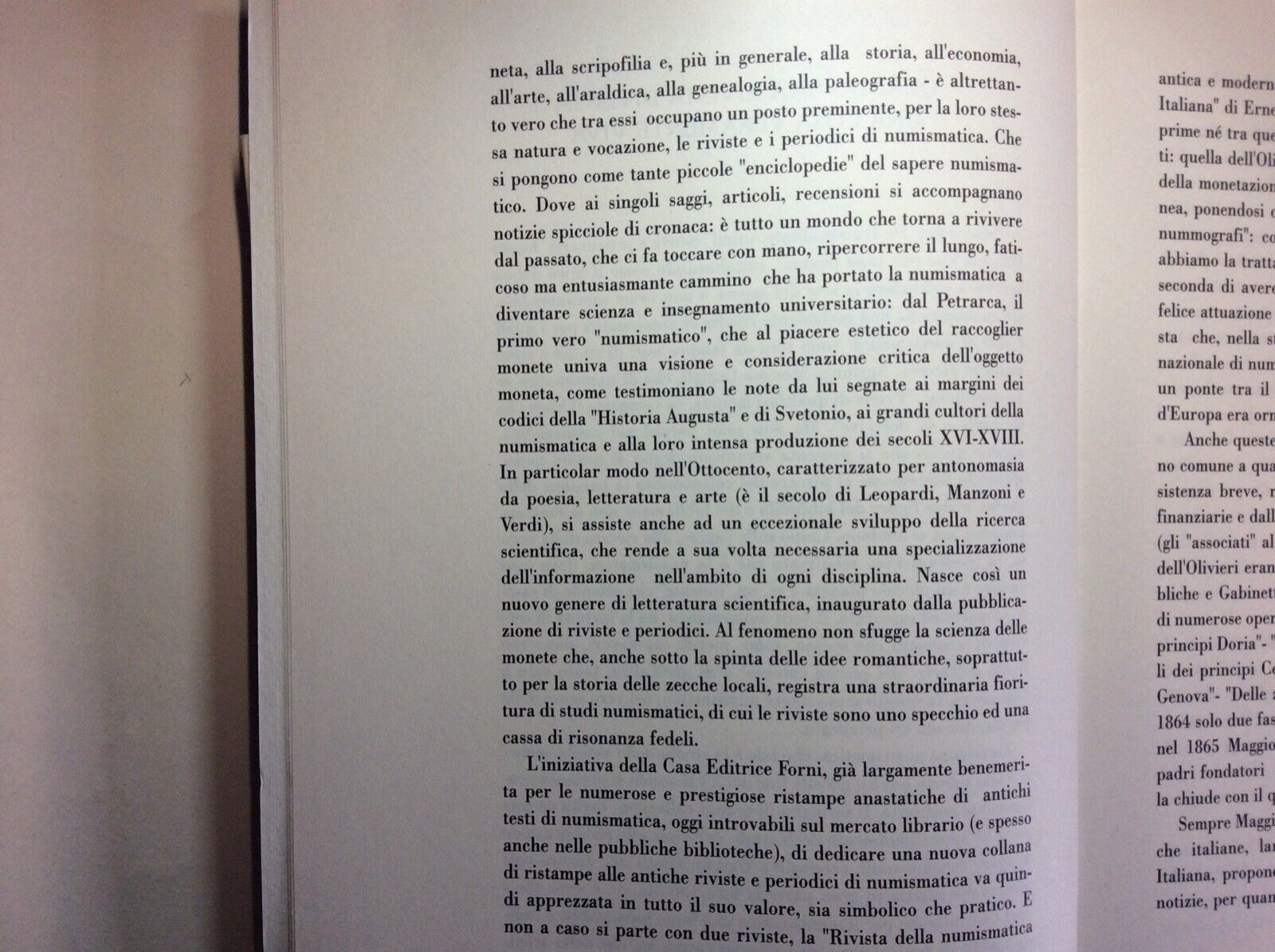 RIVISTA DELLA NUMISMATICA ANTICA E MODERNA, OLIVIERI-MAGGIORA-VERGANO,FORNI EDIT