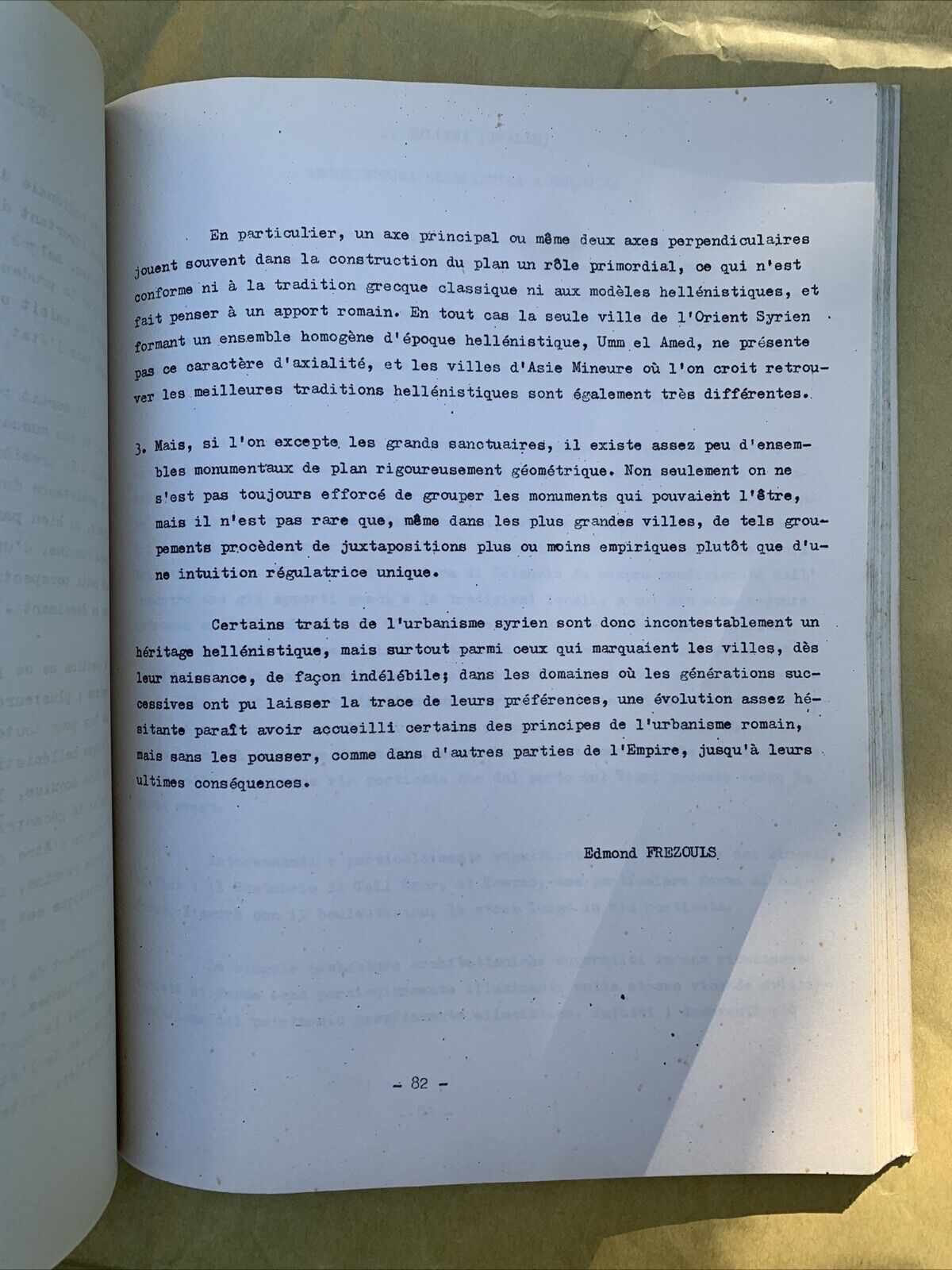 IXe CONGRES INTERNATIONAL D'ARCHEOLOGIE CLASSIQUE, 11 - 20 octobre 1969 Rapports