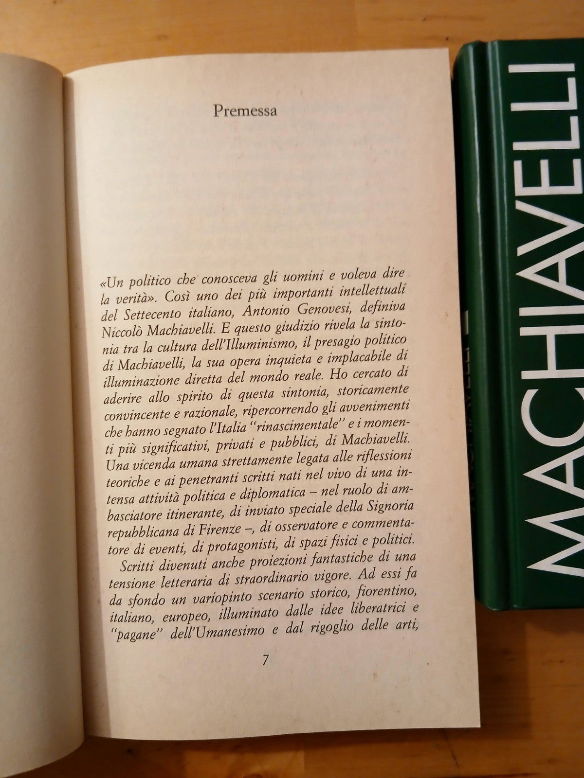Machiavelli Niccolò (biografia e pensiero) di Lucio Villari + breviario Rusconi
