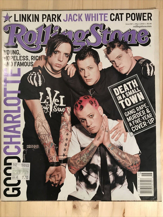 ROLLING STONE magazine issue 921 - May 2003,  GOOD CHARLOTTE #
