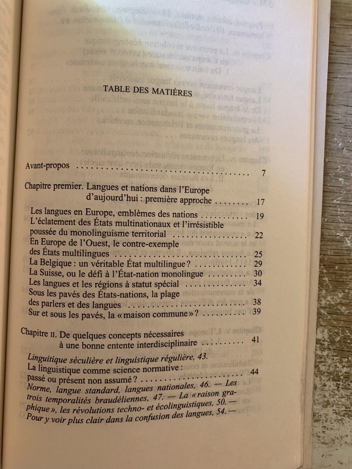 LANGUES ET NATIONS EN EUROPE Daniel Baggioni. Payot 1997