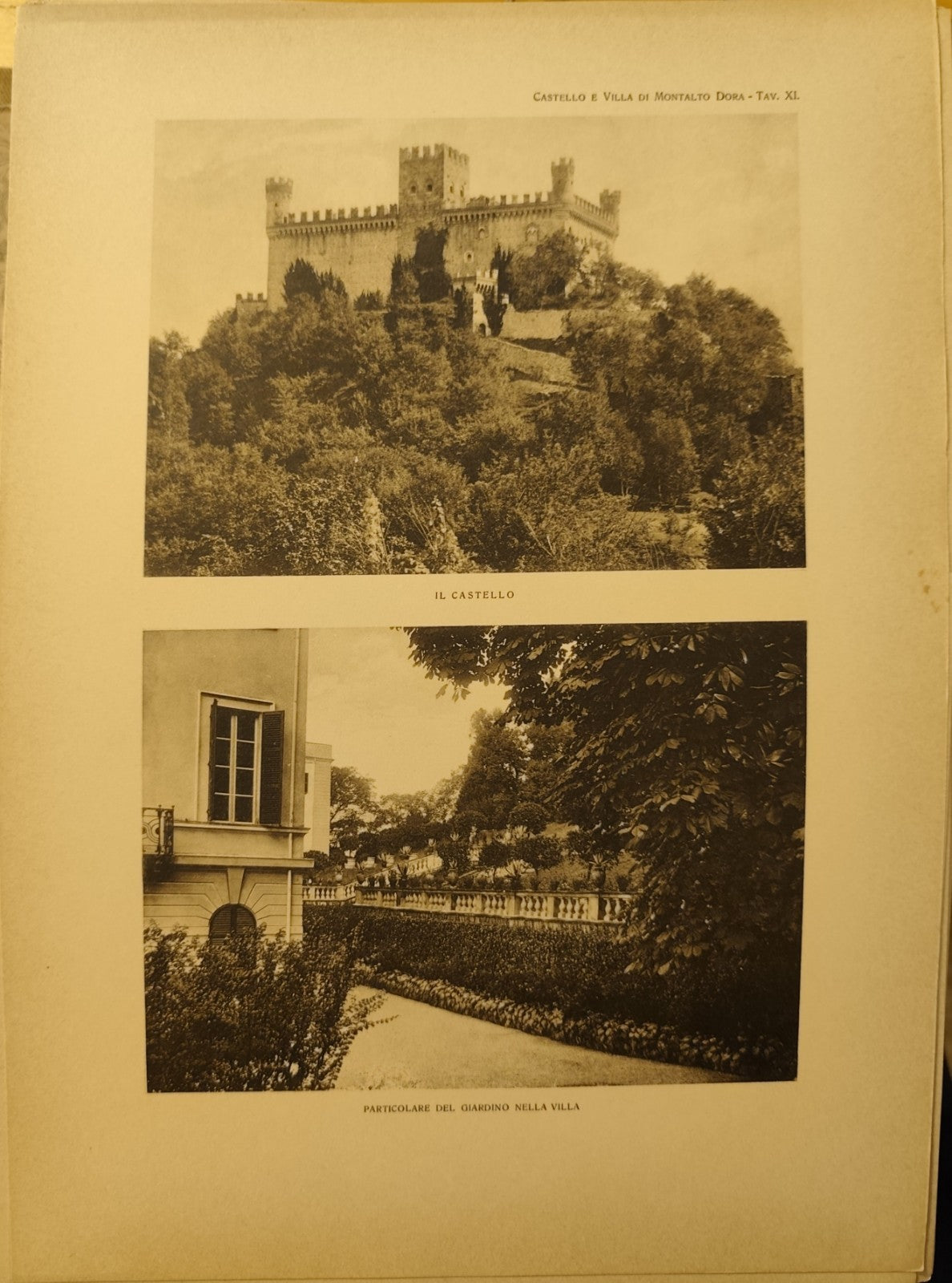 Ville e castelli d'Italia Piemonte e Liguria, Vittorio Cicala, Modiano, 1915