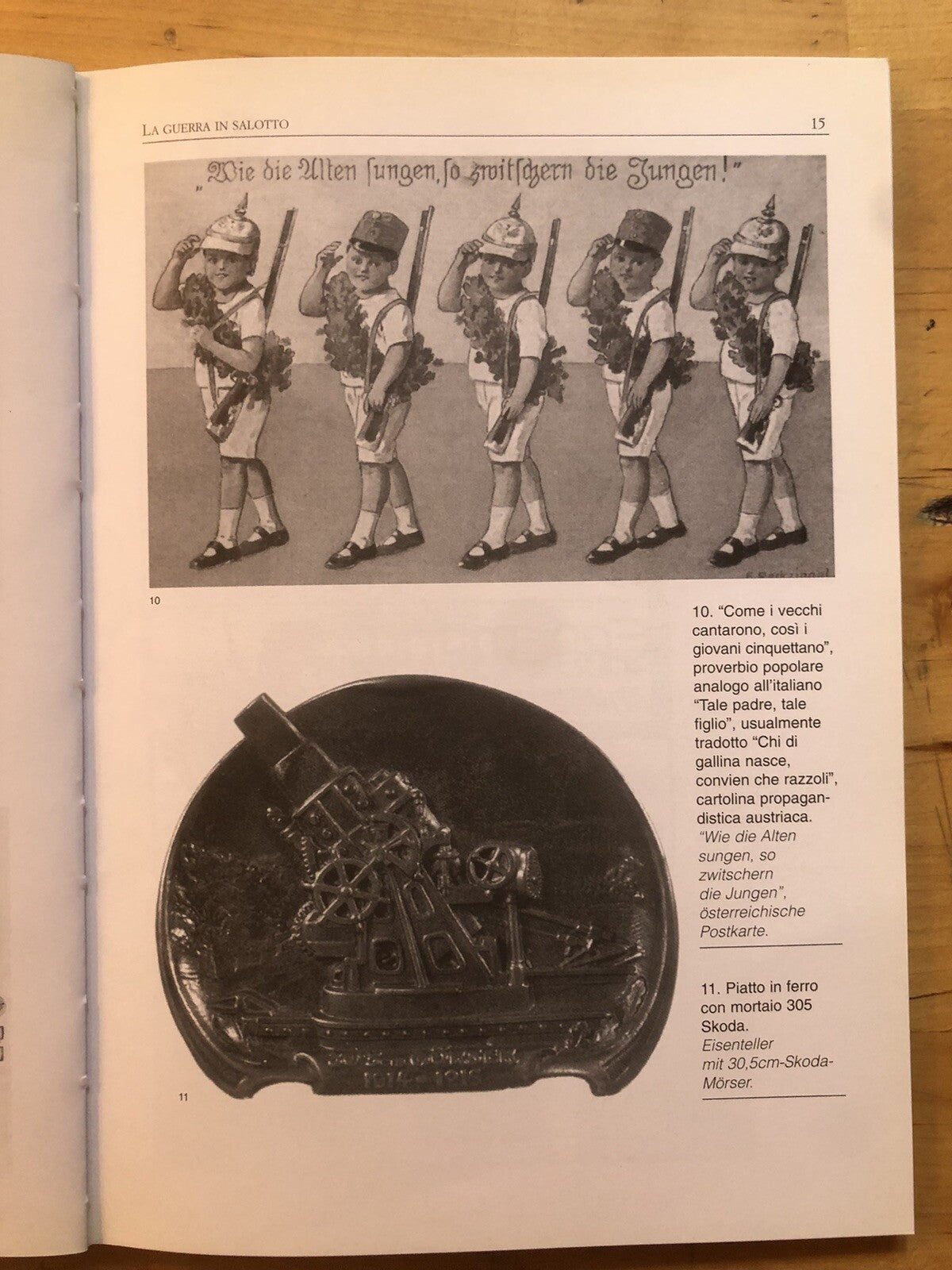 La guerra in salotto, der Krieg im Salon. Lucio Fabi. Gaspari 1999