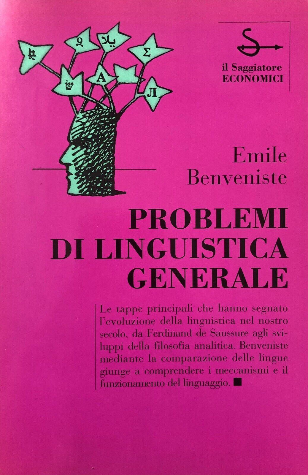 Problemi di linguistica generale - Emile Benveniste, il Saggiatore 1994