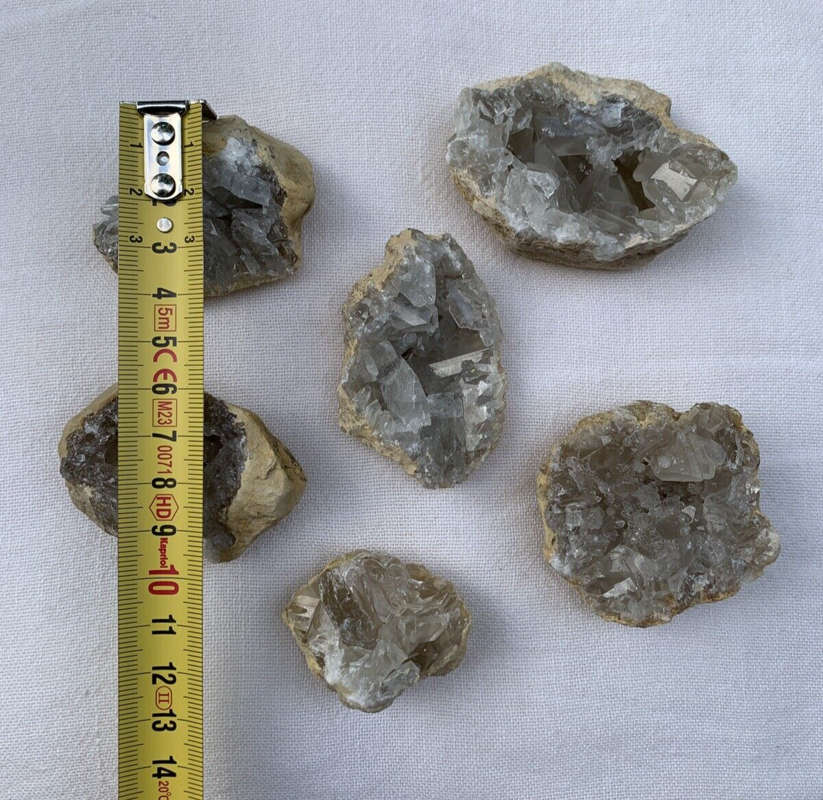 Minerali Geode Celestina Marocco - Celestite Geode, Minerals Crystals, 6 pcs.