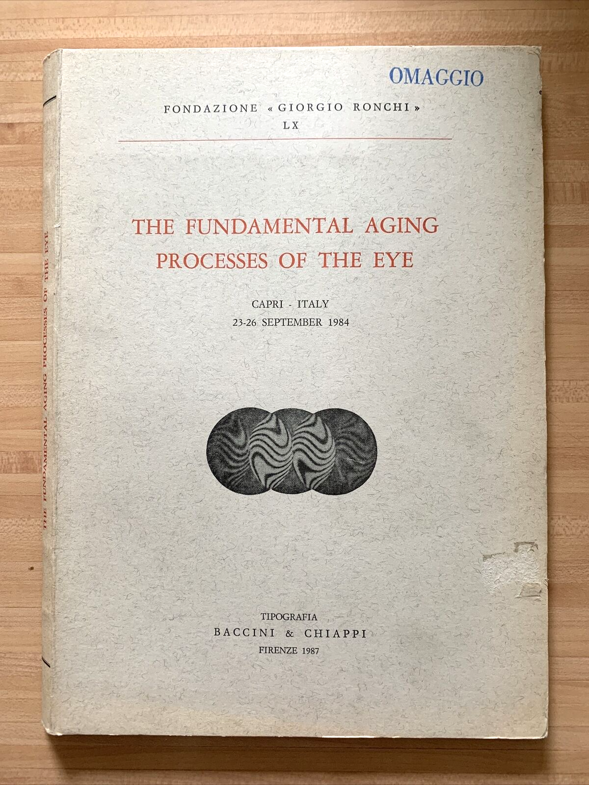 The fundamental aging processes of the eye - Giorgio ronchi 1987. Baccini e Chia