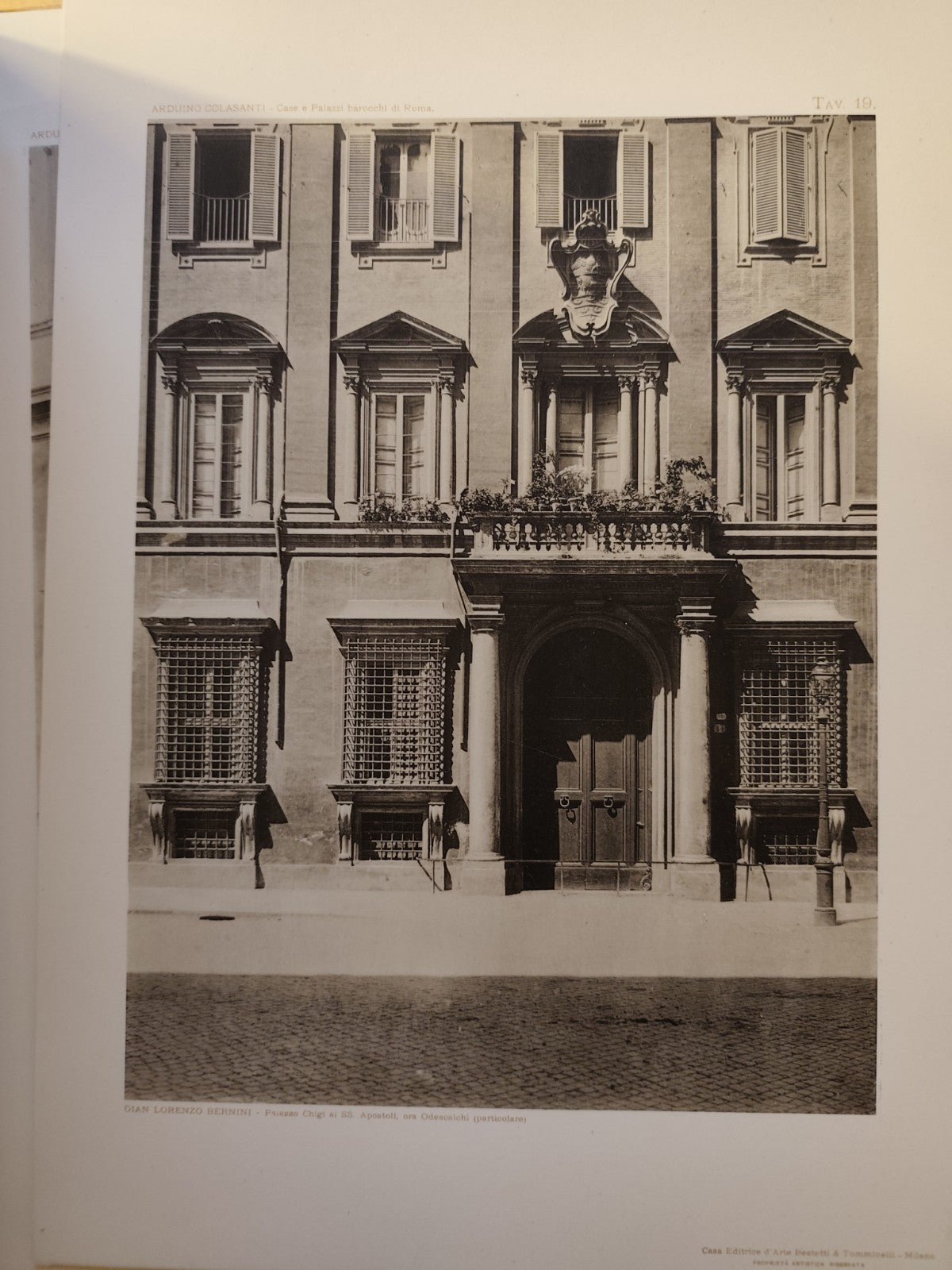 Case e palazzi barocchi di Roma, Arduino Colasanti. Bestetti Tumminelli