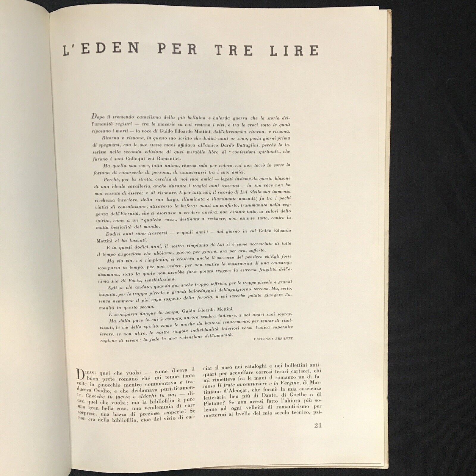 EX-LIBRIS. Le arti del libro. The Arts of the Book. Les arts du livre, 1947