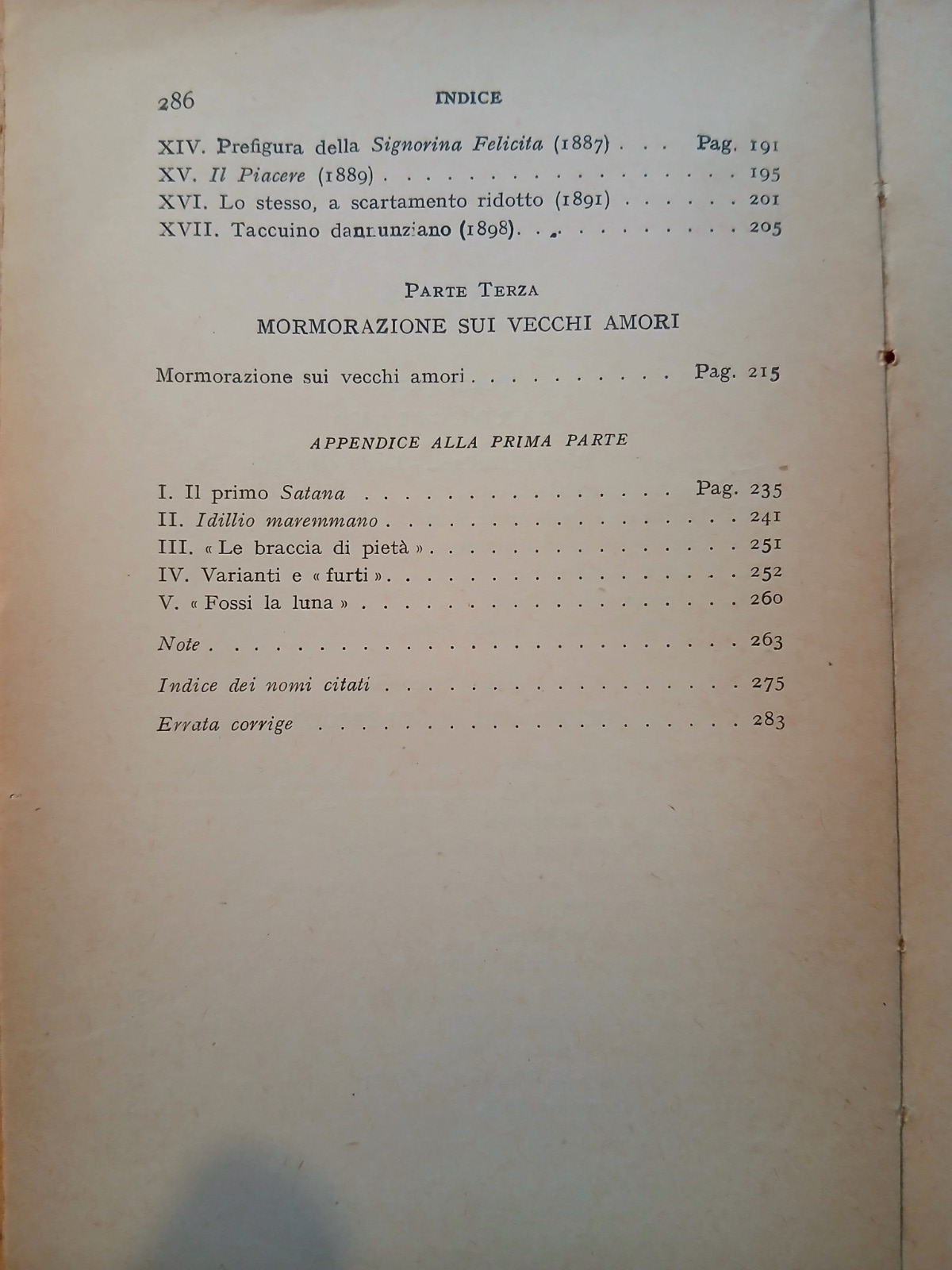 Fine ottocento - Carducci Pascoli D'Annunzio - Antonio Baldini - Le Monnier 1947