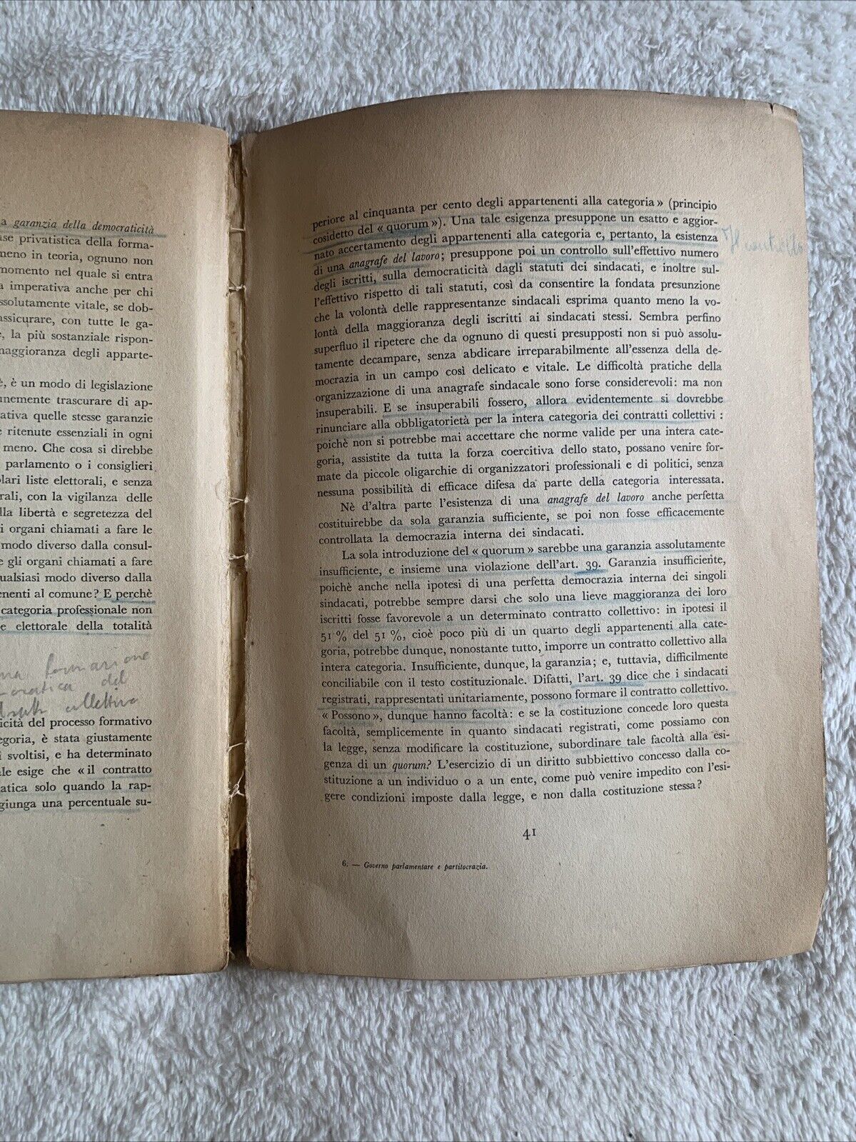 Governo Parlamentare e Partitocrazia - Giuseppe Maranini, editrice Universitaria