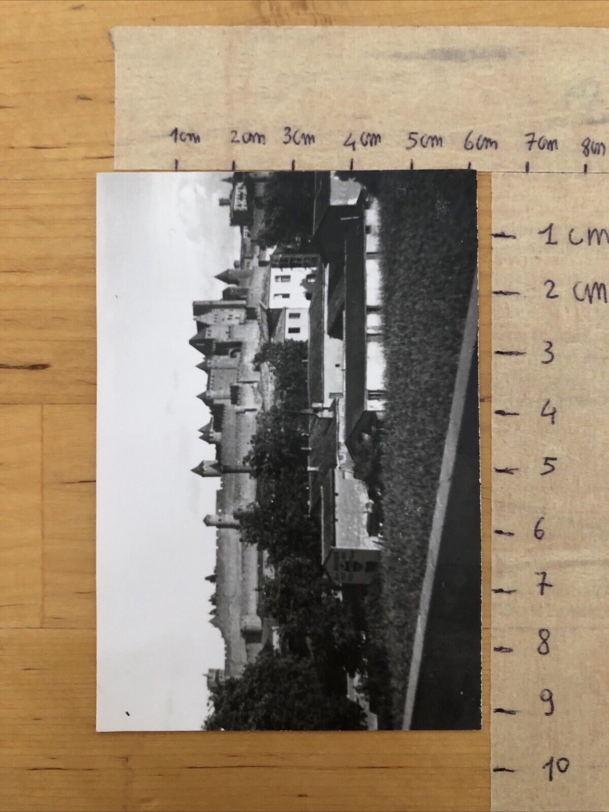 Fotografie CARCASSONNE Cittadella Francia Meridionale - anni '50 originali 6x9cm