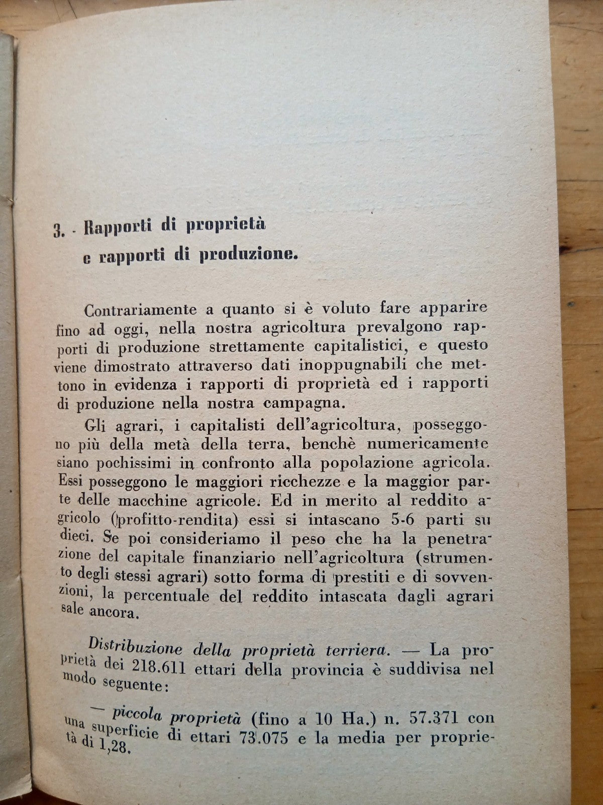 I lavoratori dei campi ed il problema agrario della provincia di Reggio Emilia