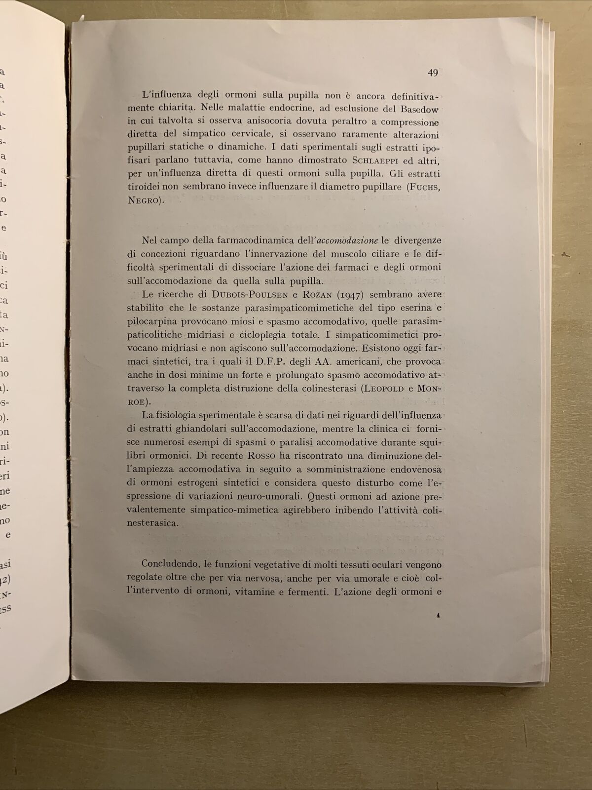 IL SISTEMA NERVOSO AUTONOMO NELLA FISIOPATOLOGIA OCULARE - MATTEUCCI. Rosenberg#