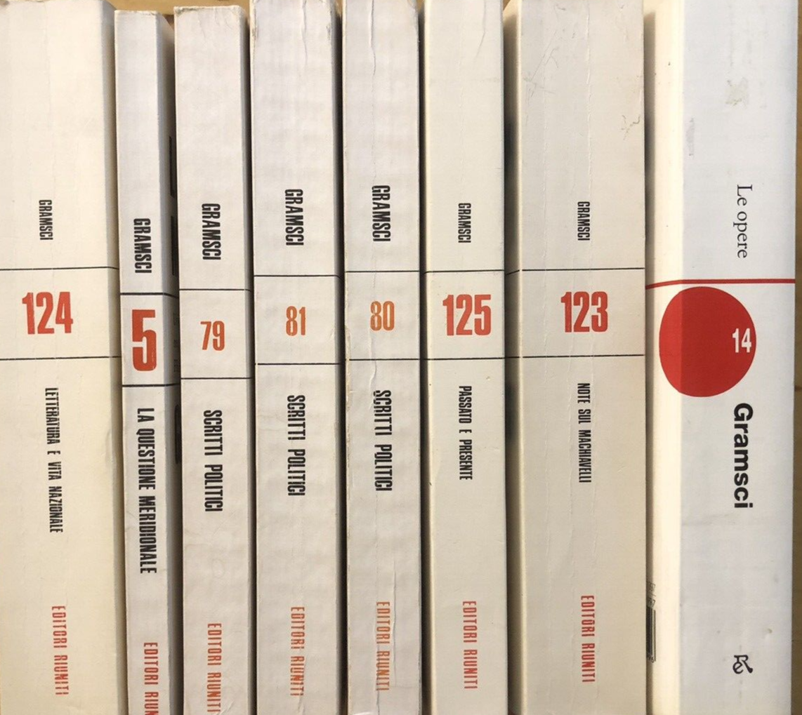 Gramsci scritti politici, passato e presente note sul Macchiavelli, la questione